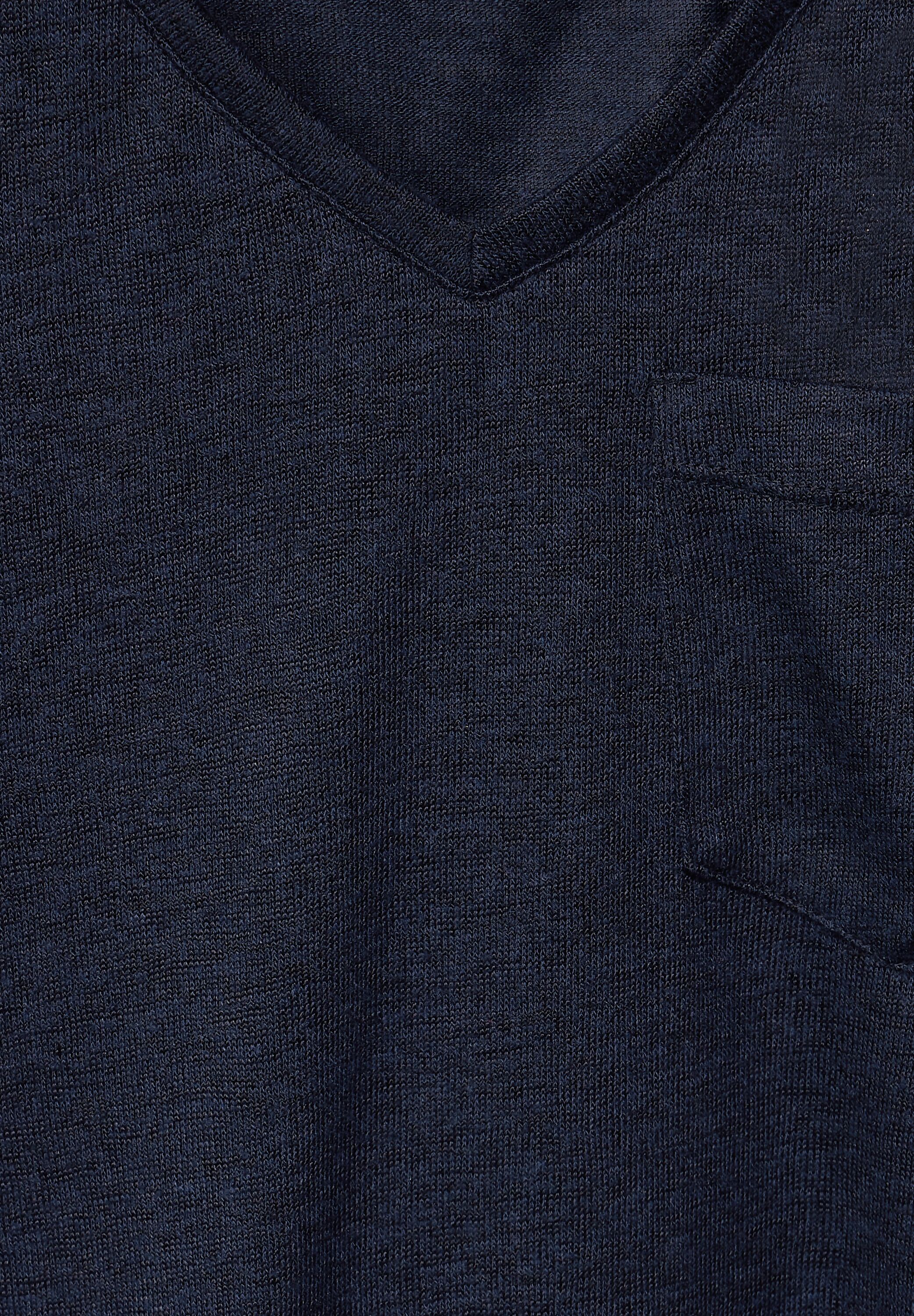 T-Shirt im Leinenlook