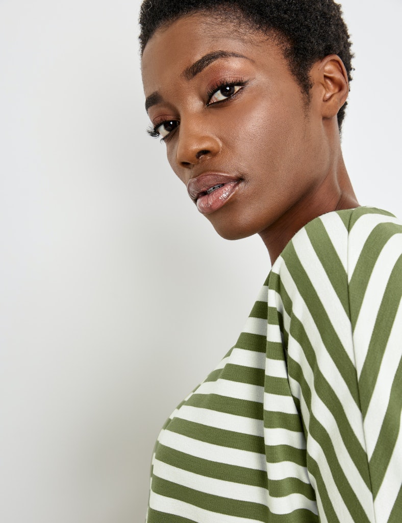 Geringeltes 3/4 Arm Shirt EcoVero