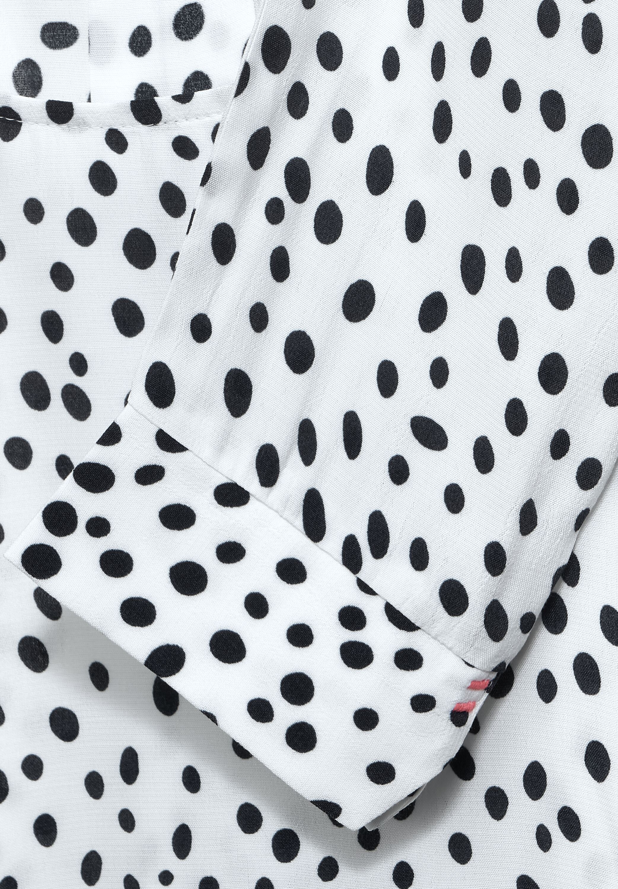 Bluse mit Punktemuster