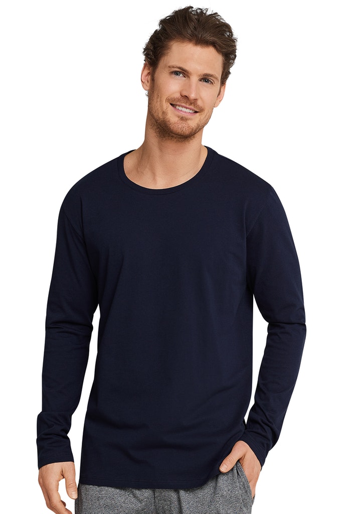Langarmshirt Rundhals