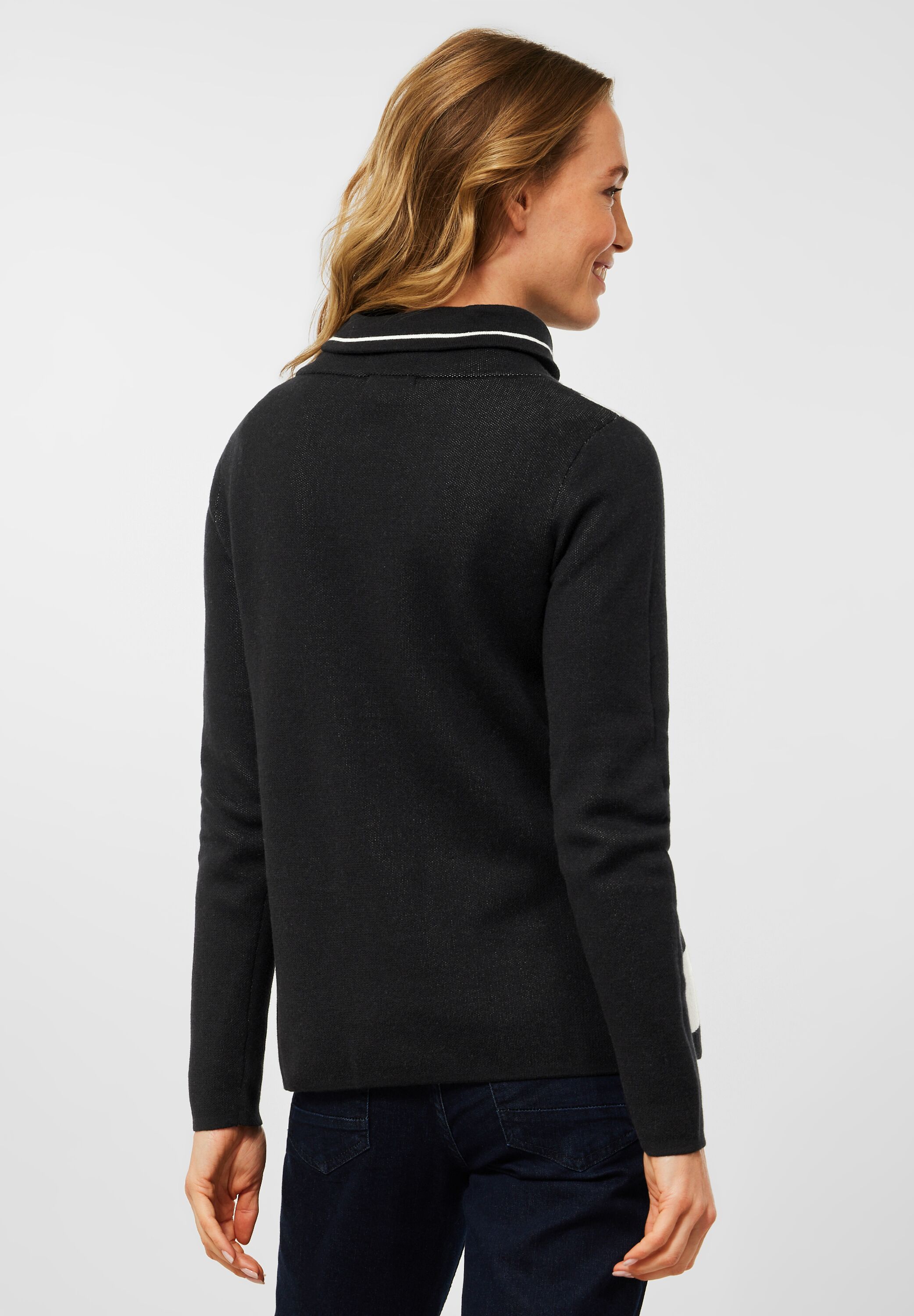 Wording Jacquard Pullover