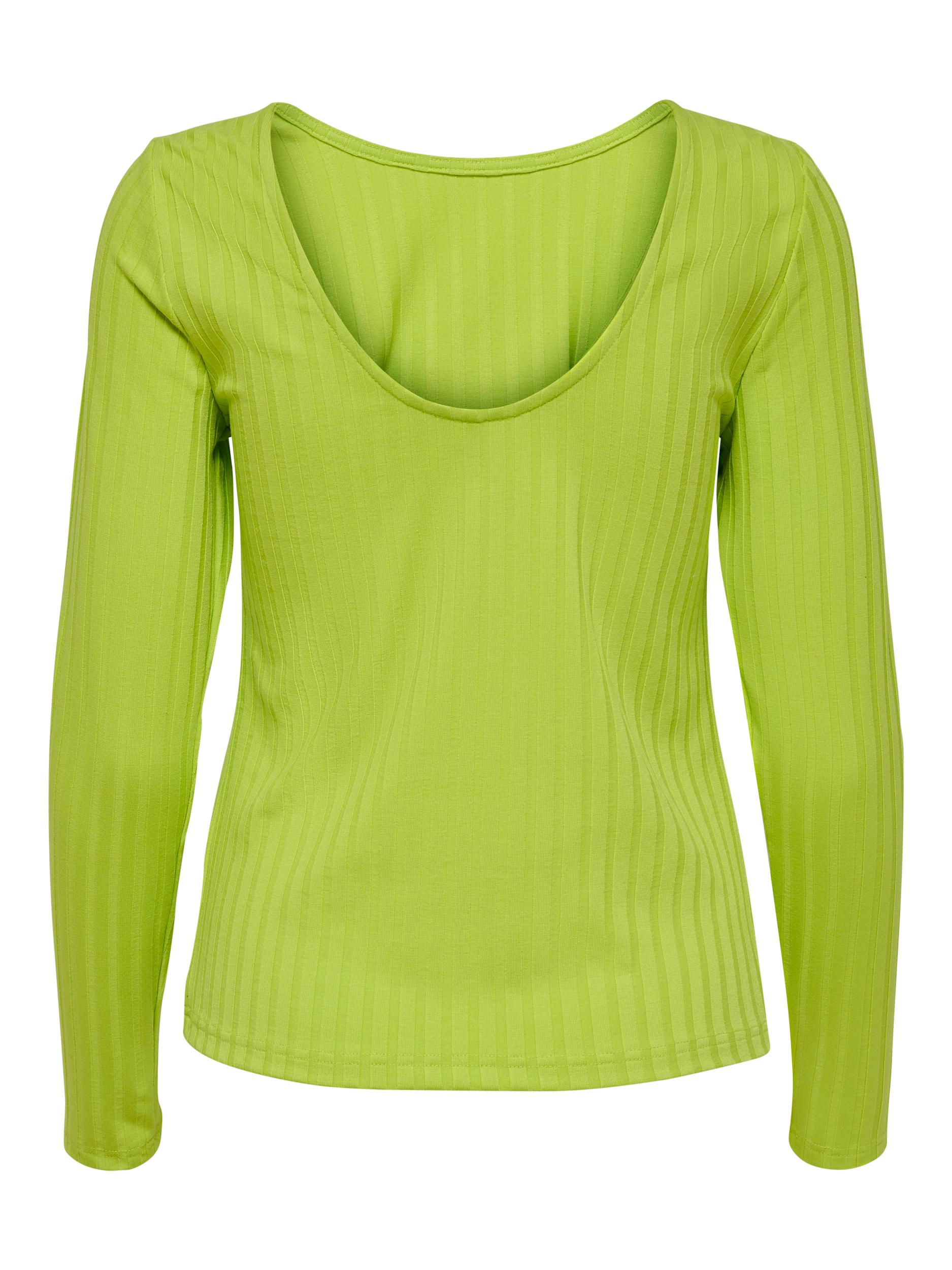 ONLGINA L/S DEEP BACK TOP JRS