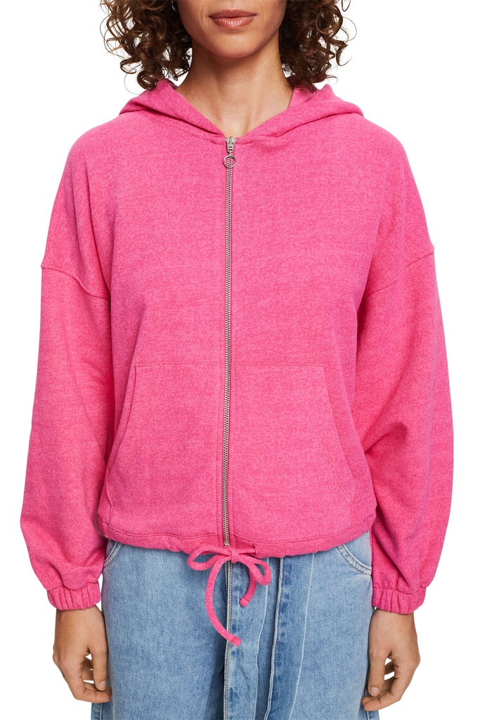 Zipper-Hoodie mit Kordelzug