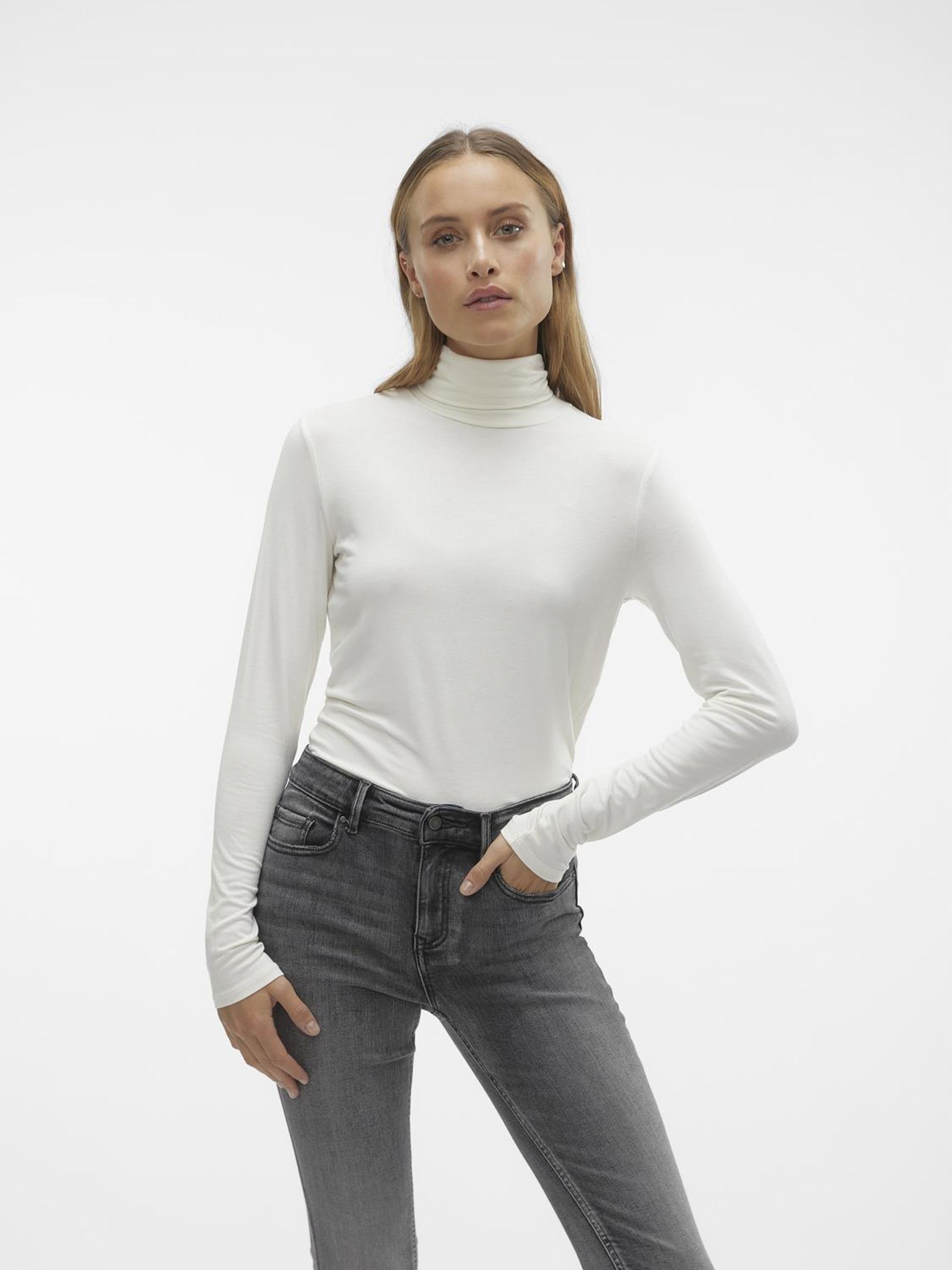 VMALBERTE LS ROLLNECK TOP JRS NOOS