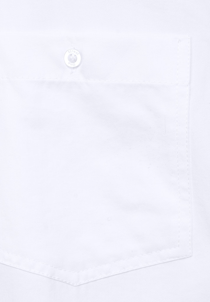 Baumwollbluse mit Tasche
