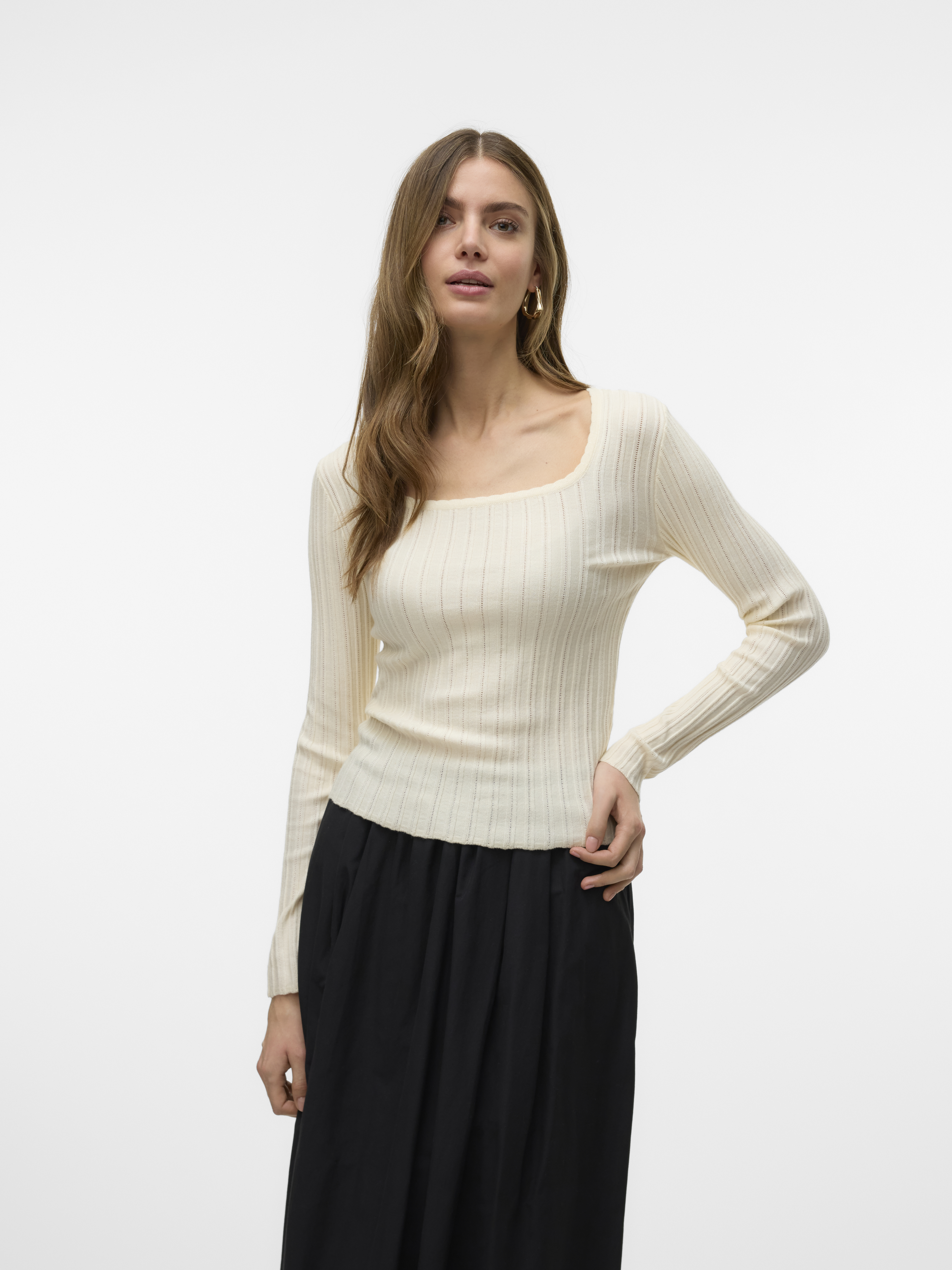 VMCECILIE LS U-NECK PULLOVER GA