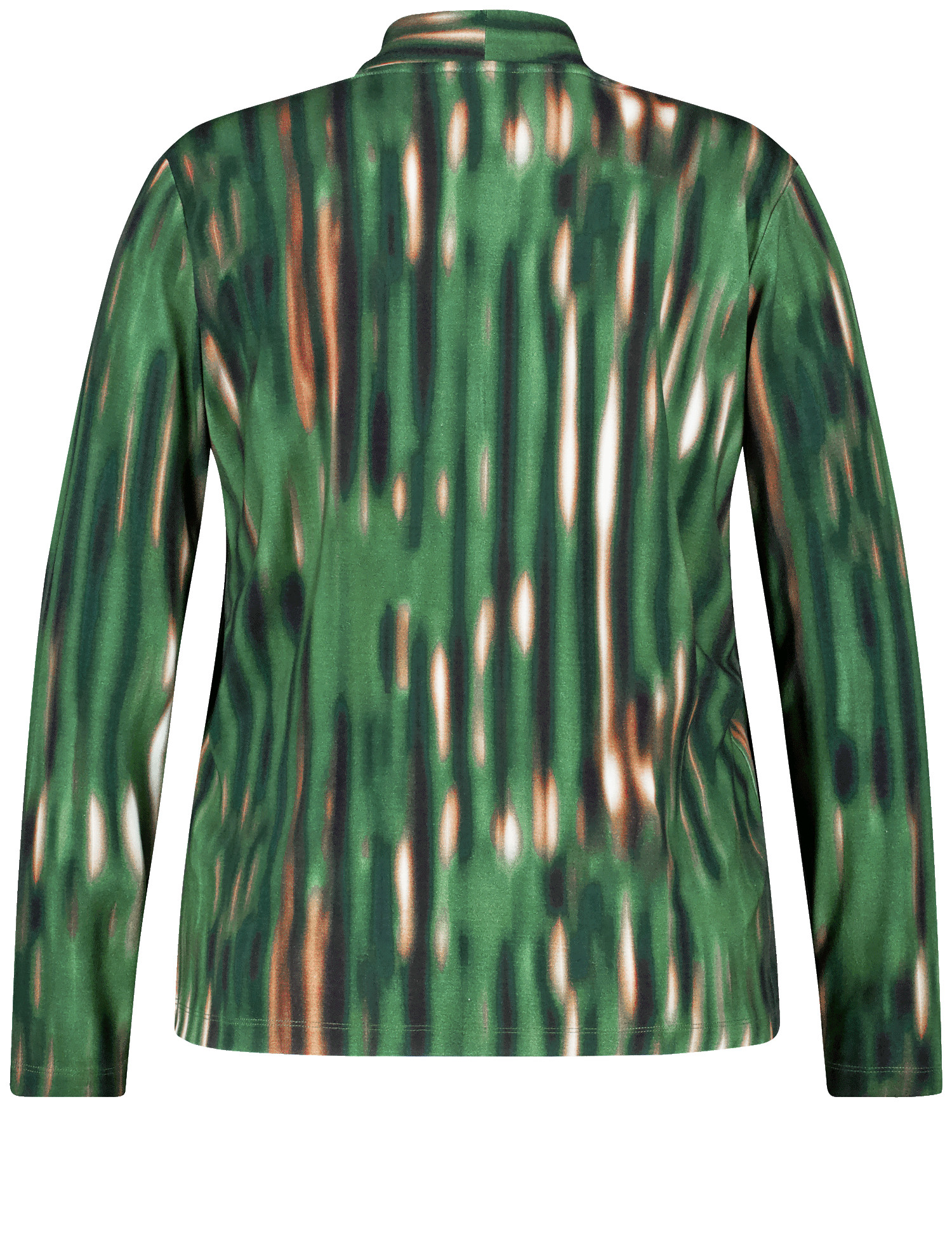 Langarmshirt mit Kelchkragen