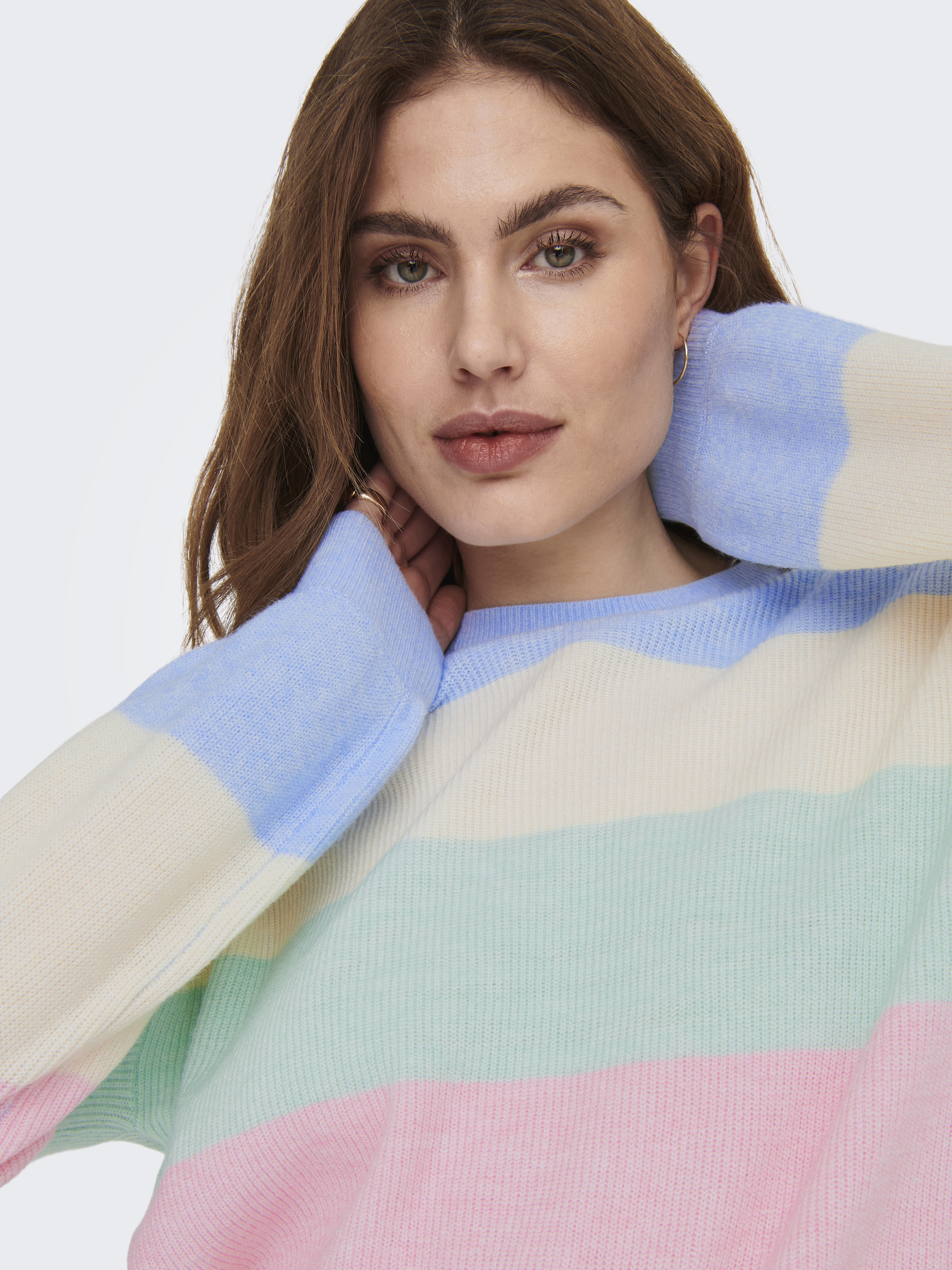 ONLATIA LIFE L/S STRIPE PULLOV KNT NOOS