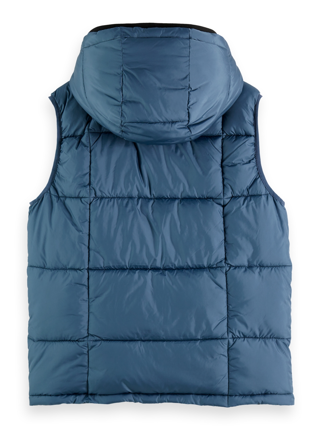 Hooded quilted bodywarmer
