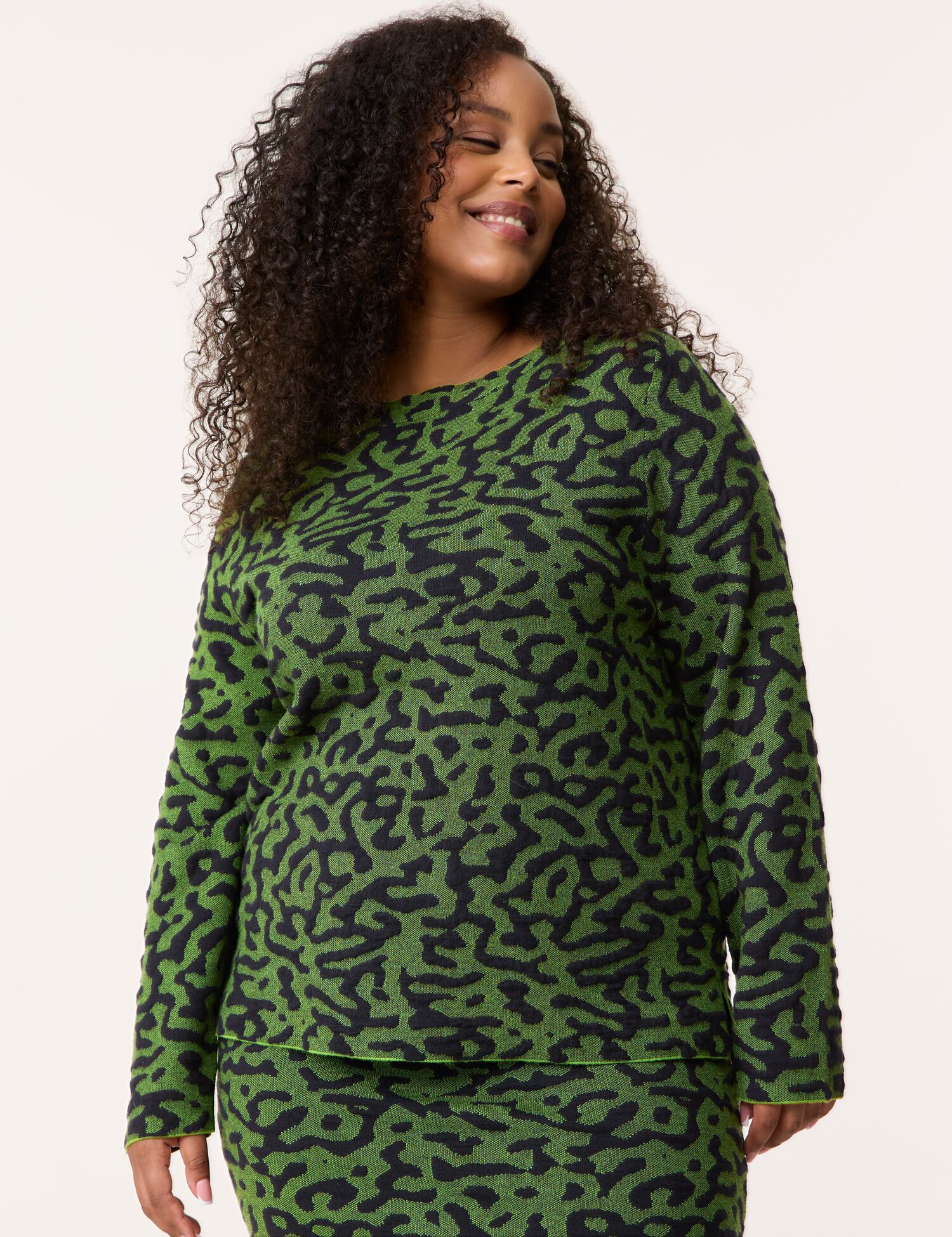 Pullover mit Animal-Jacquard