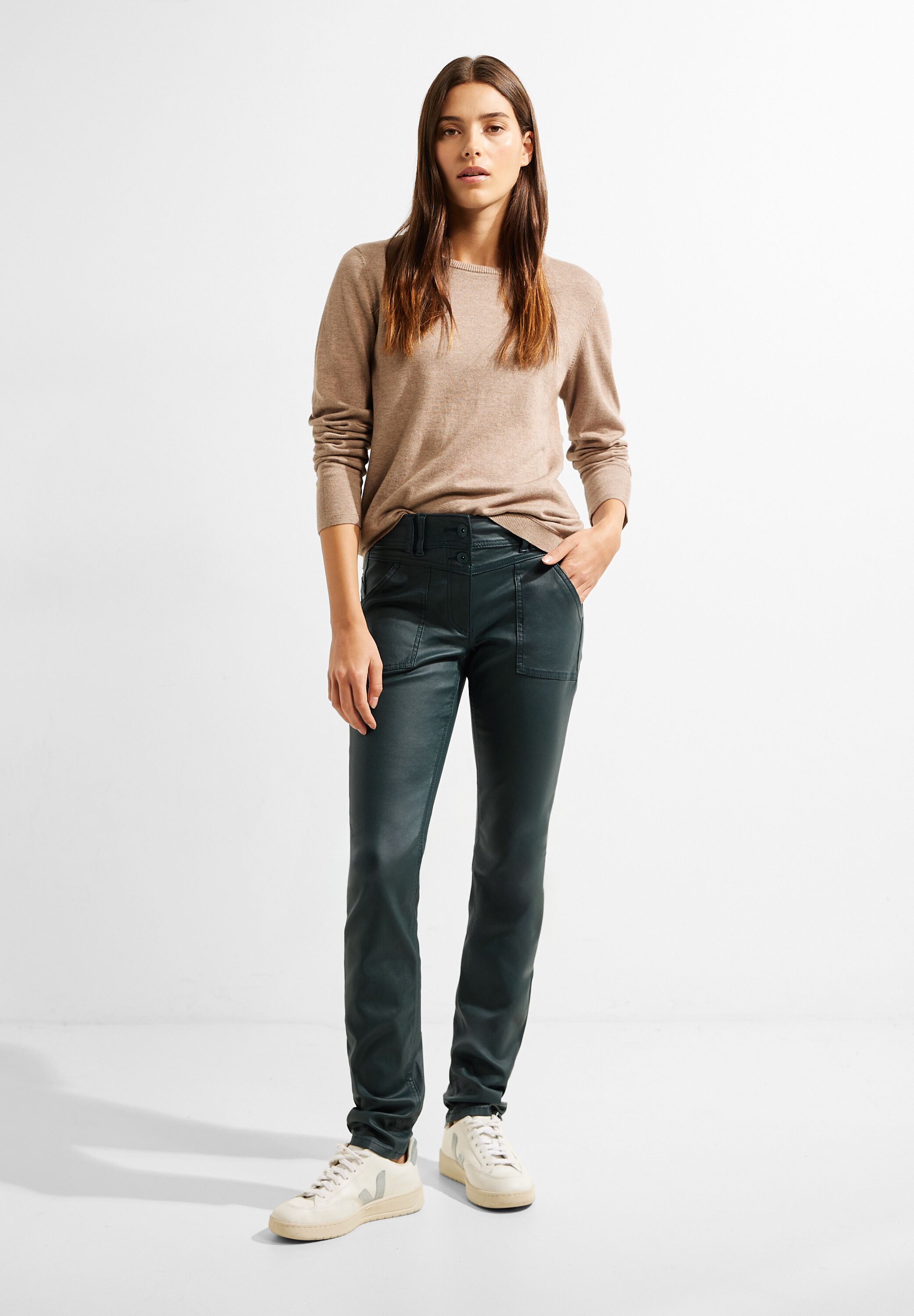 Coating Slim Fit Hose