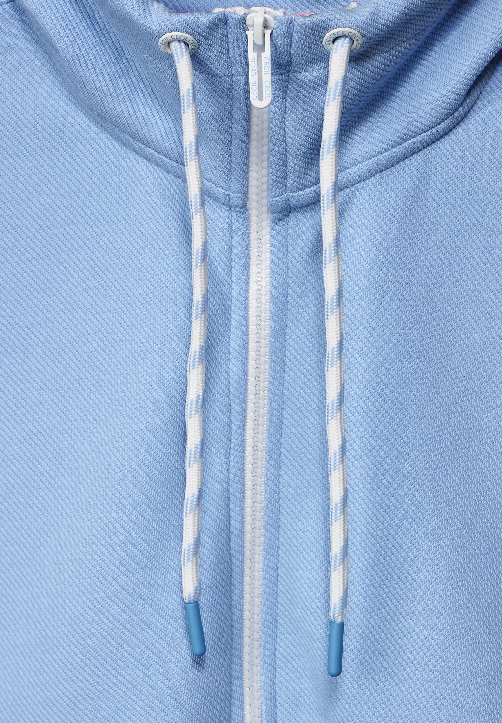 Kurzarm Sweatjacke