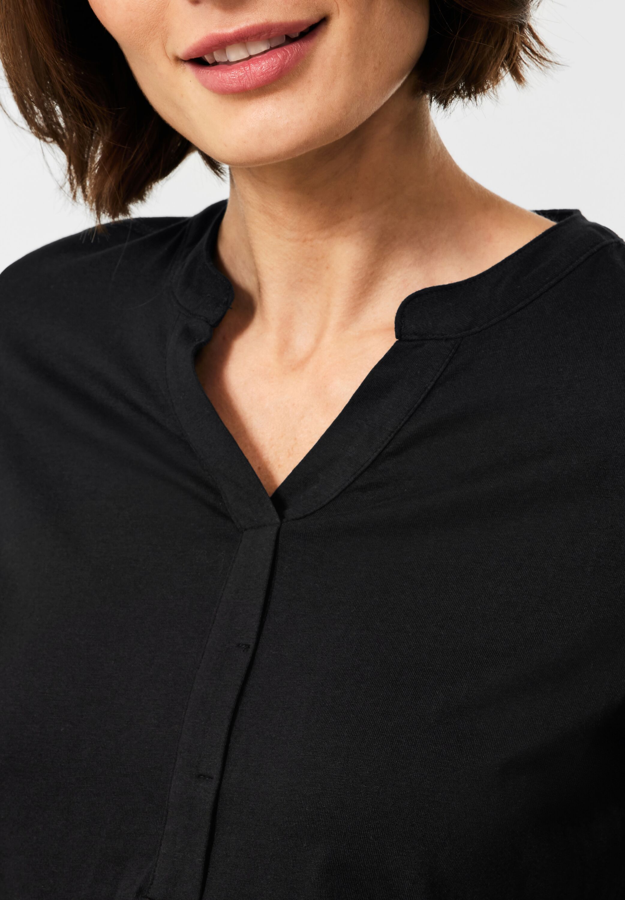 Tunikashirt in Unifarbe