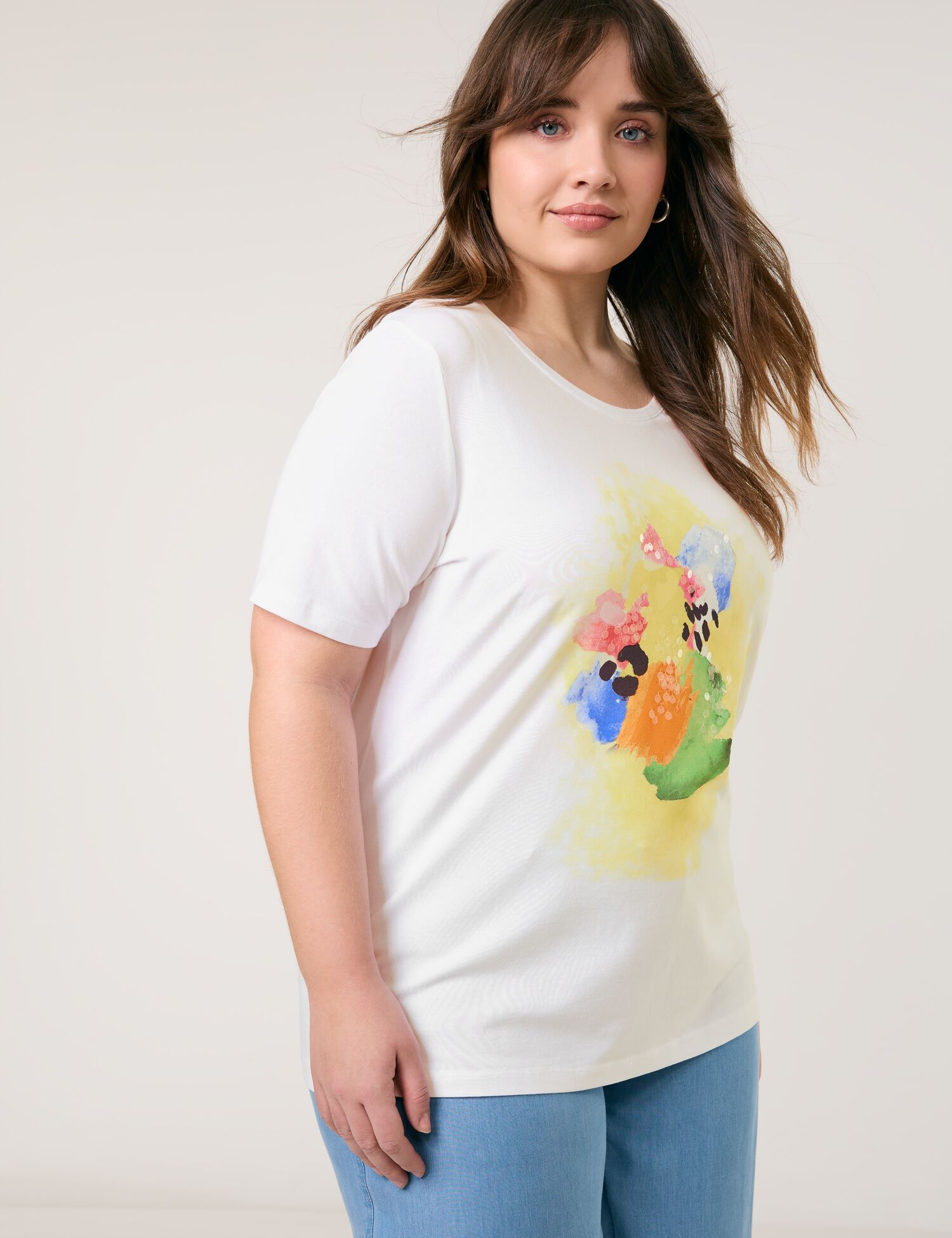 T-Shirt mit Frontprint