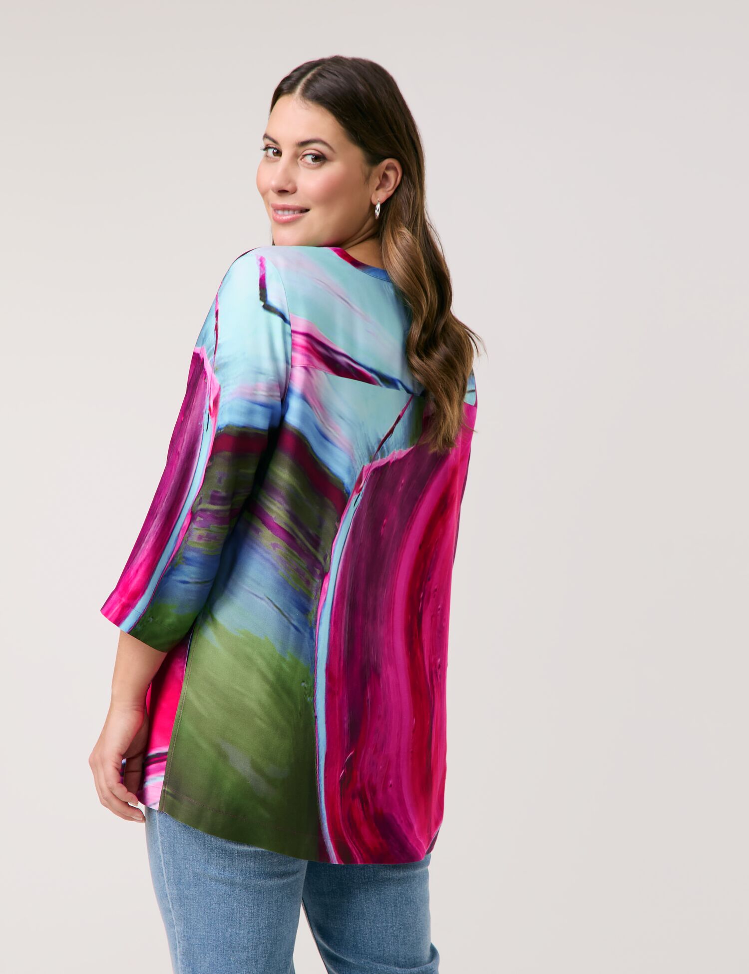 Statement-Tunika mit atemberaubenden Print