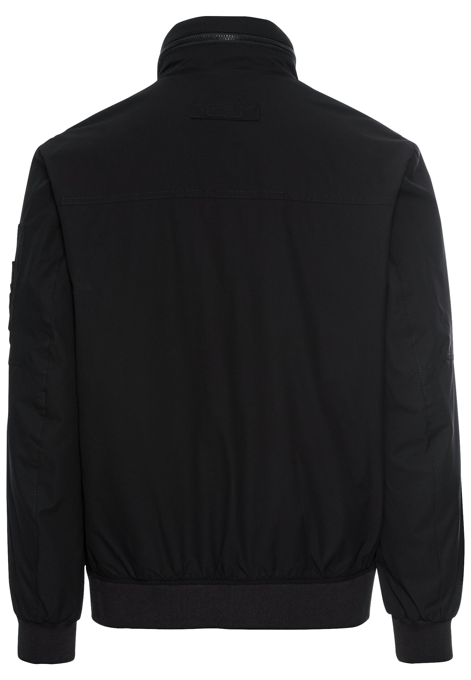 Softshell Blouson mit einrollbarer Kapuze