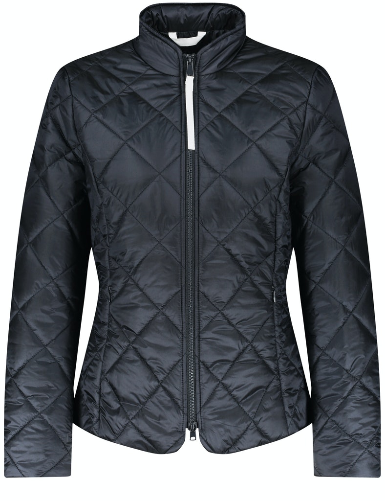 Jacke mit Rautenstepp