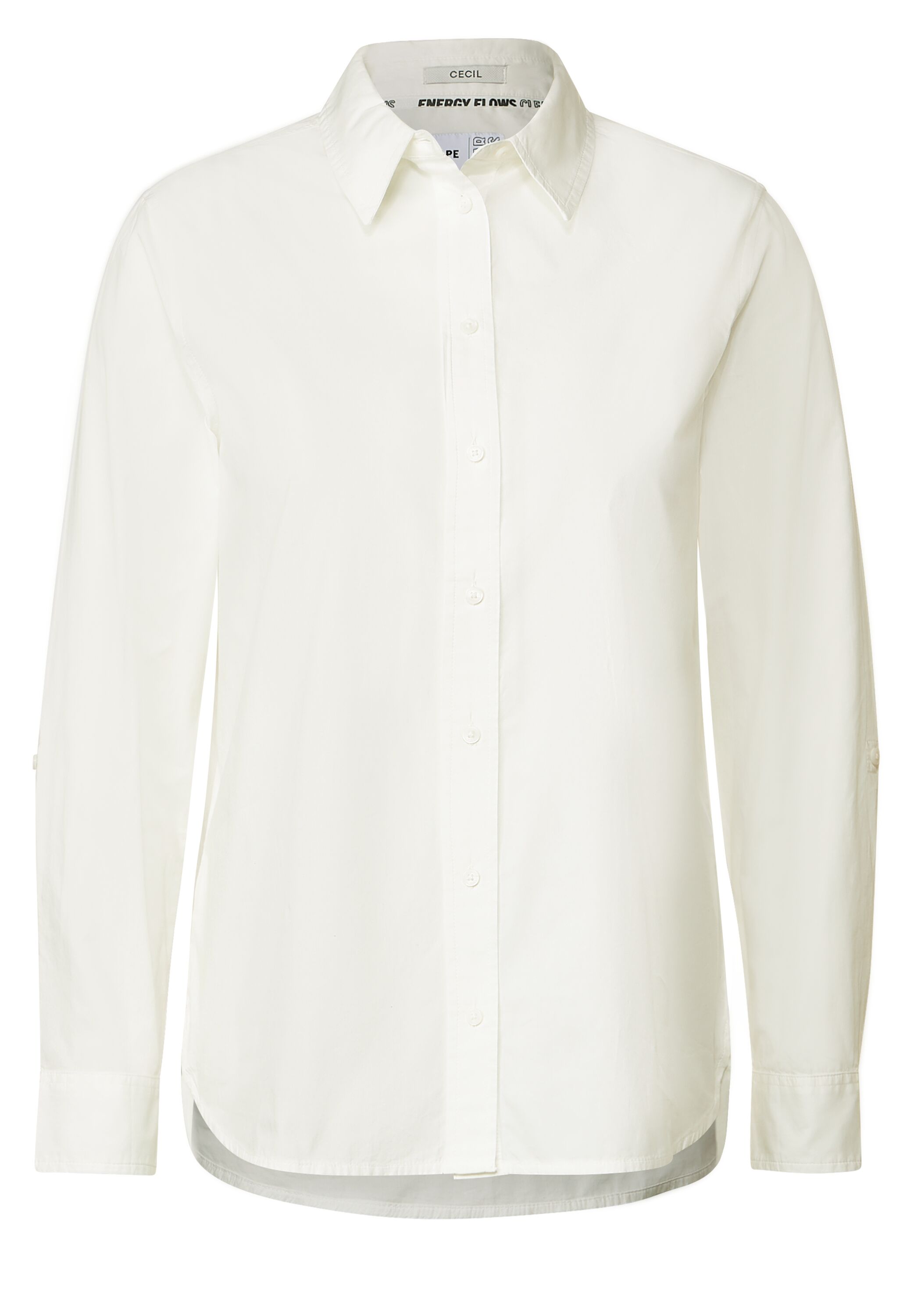 Lange Bluse aus Baumwolle