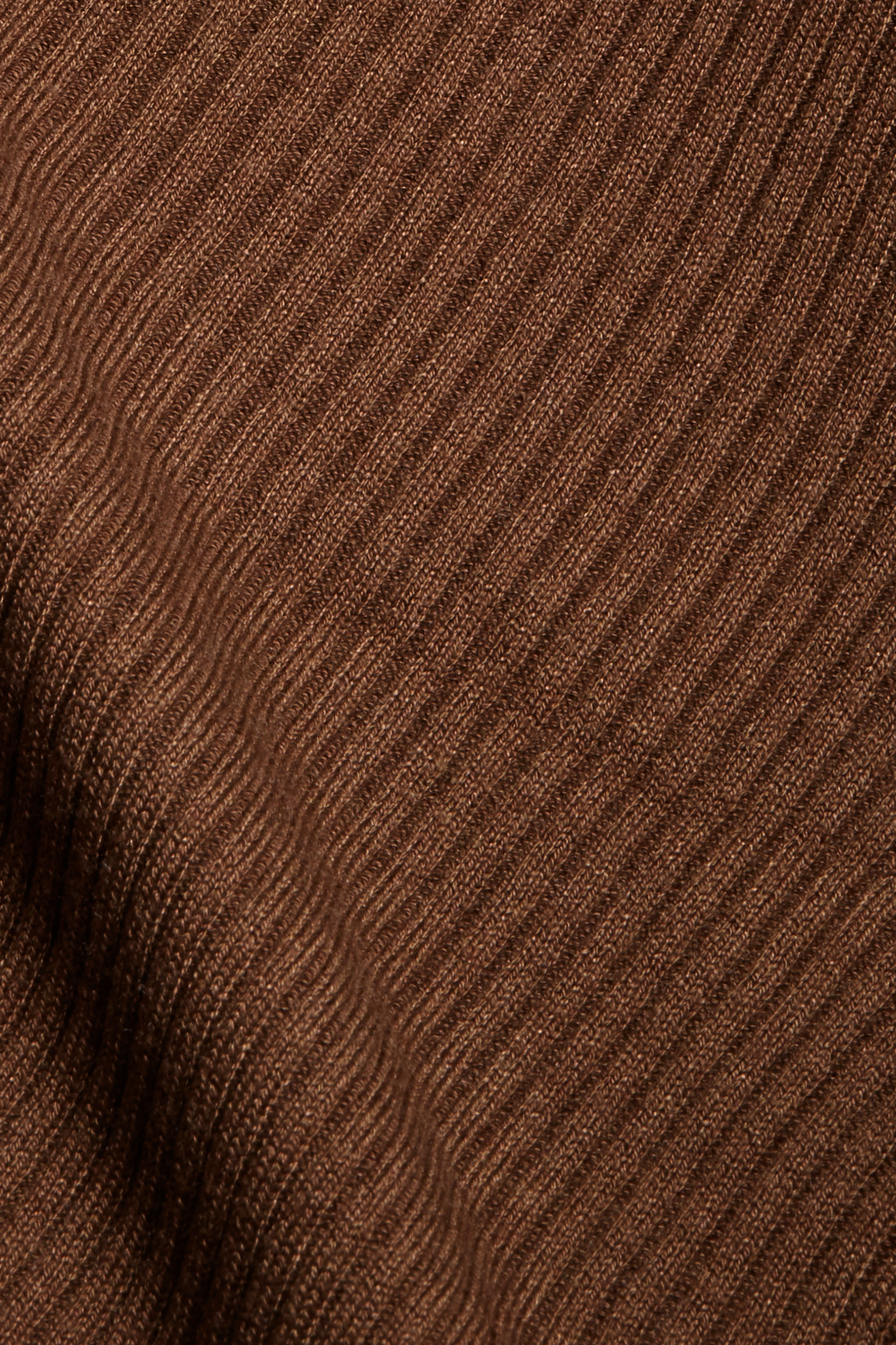 Recycelt: offener Ripp-Cardigan