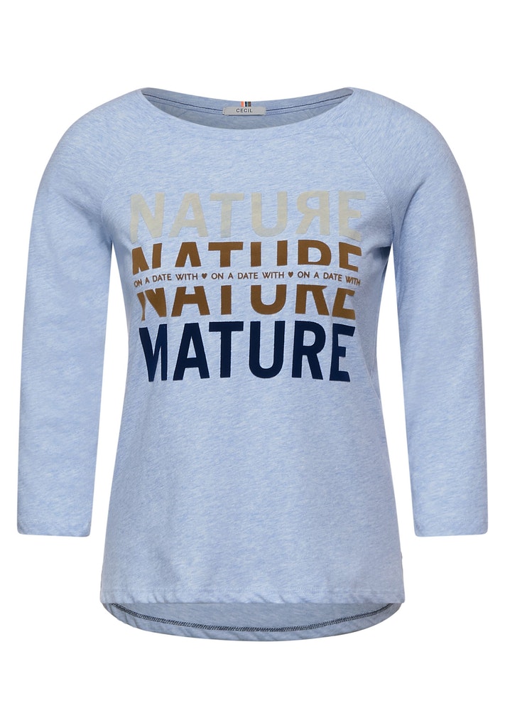 Raglan Shirt mit Fotoprint