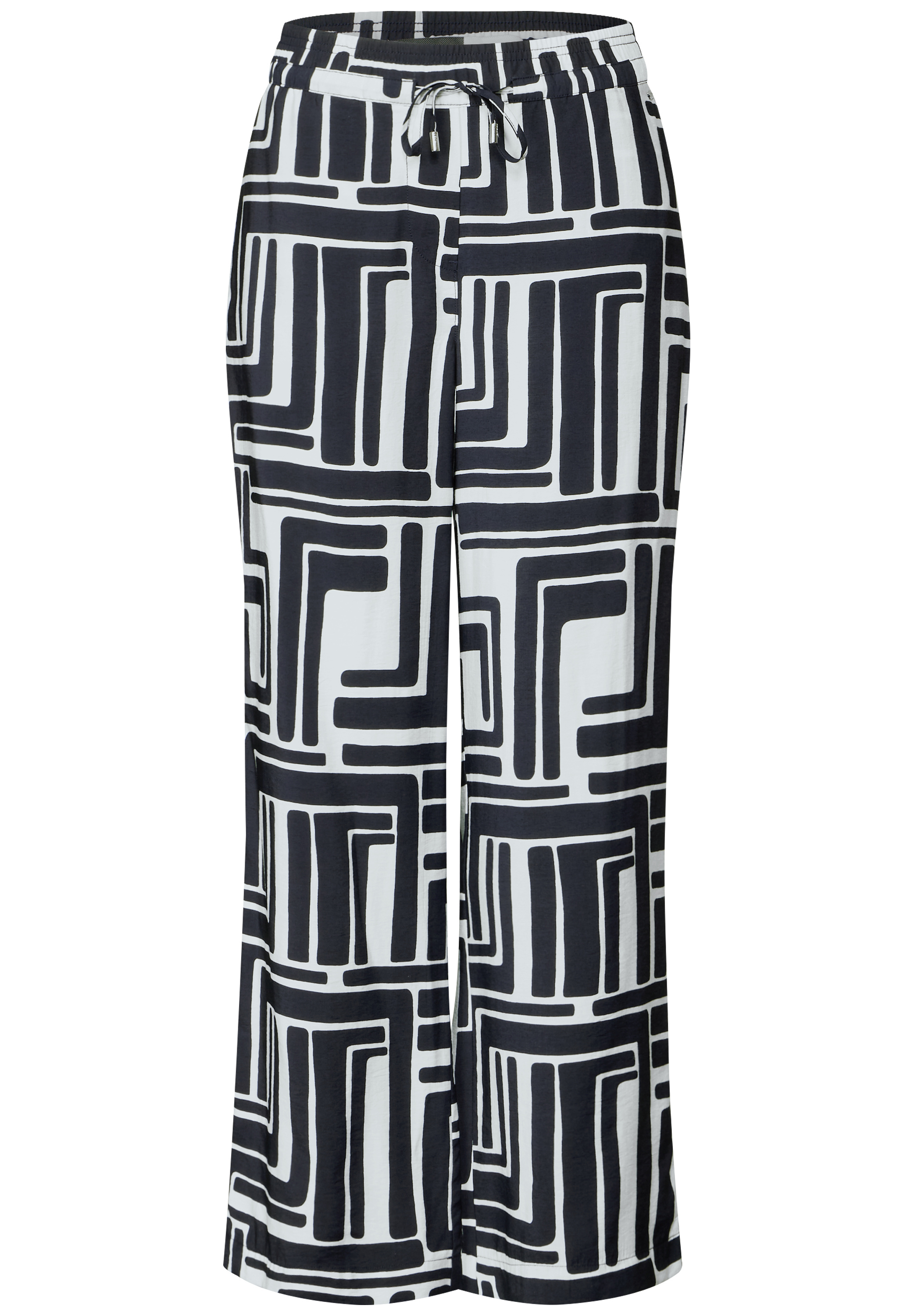 Gemusterte Strukturhose