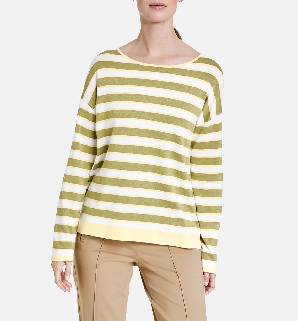 Leichter Ringelpullover