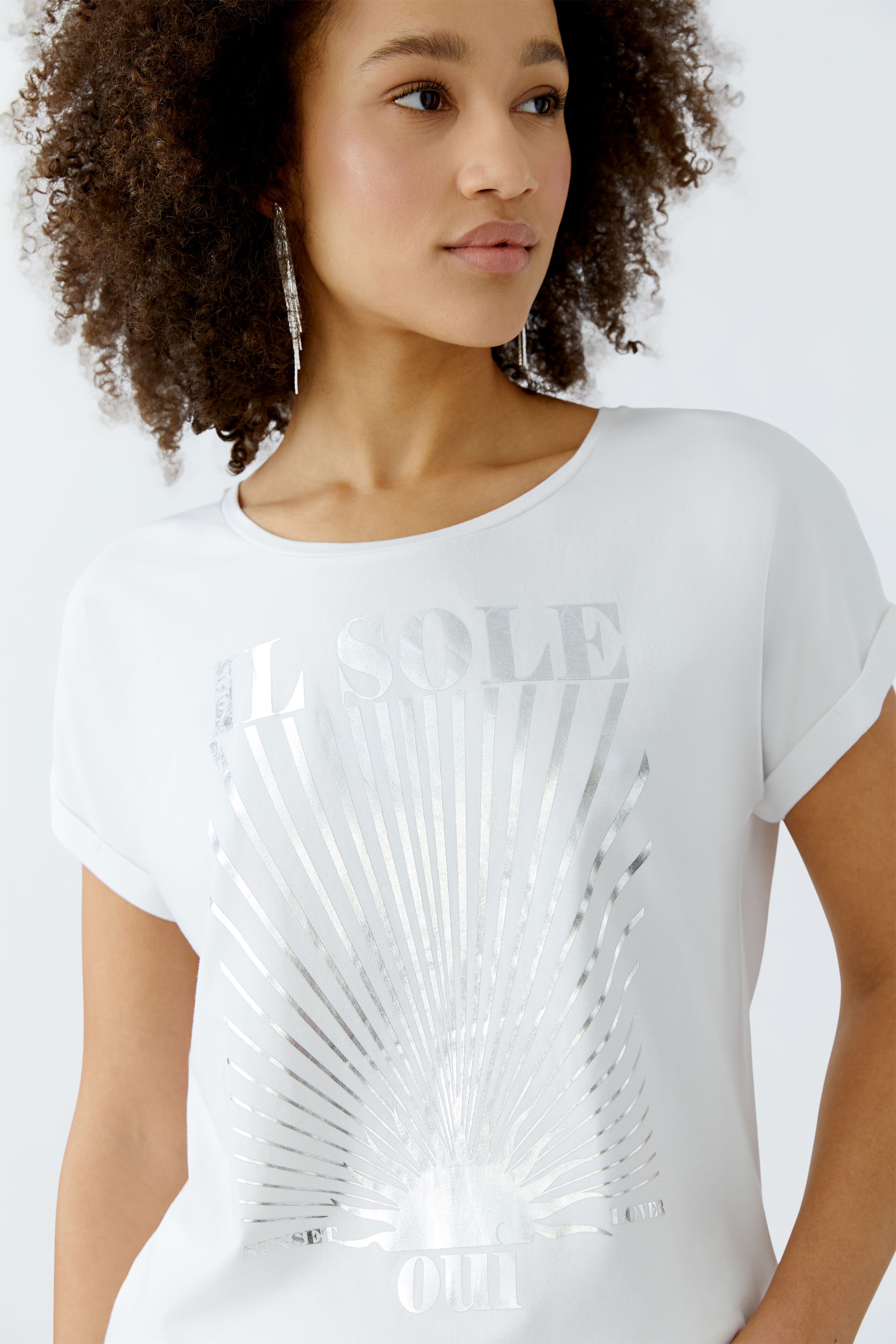 T-Shirt Baumwoll- Modalmischung