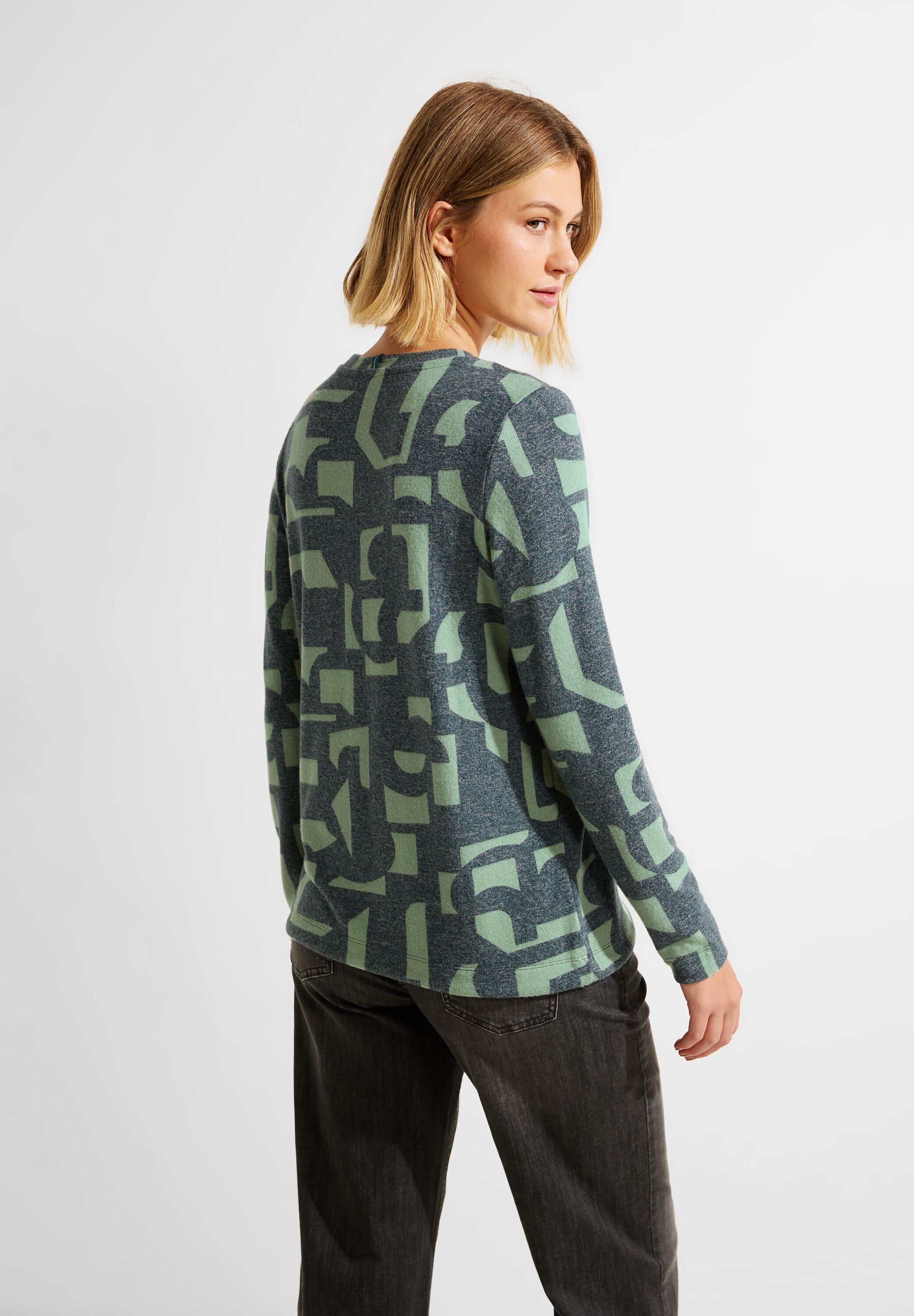 Shirt mit Letter Print