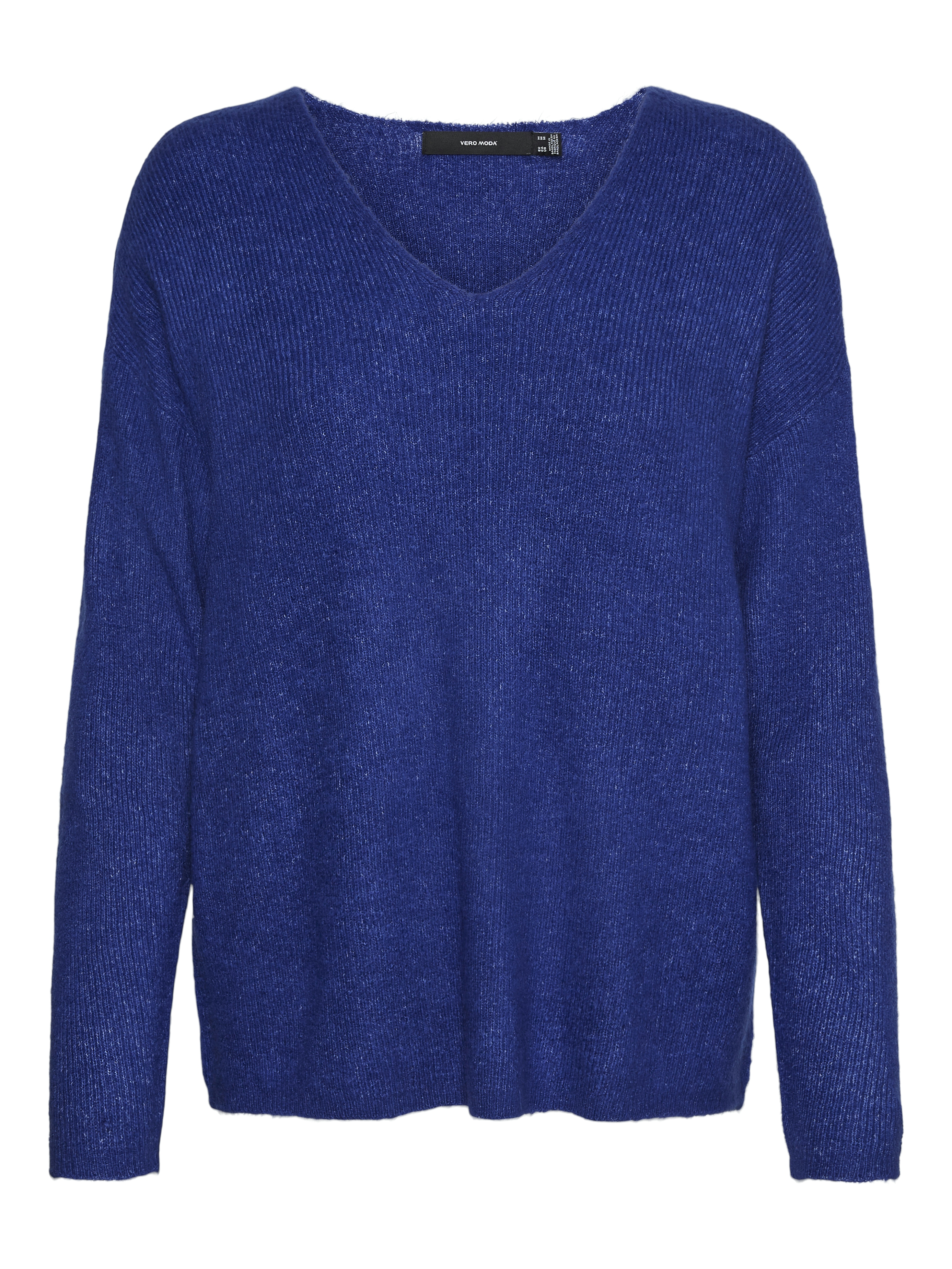 VMCREWLEFILE LS V-NECK BLOUSE NOOS