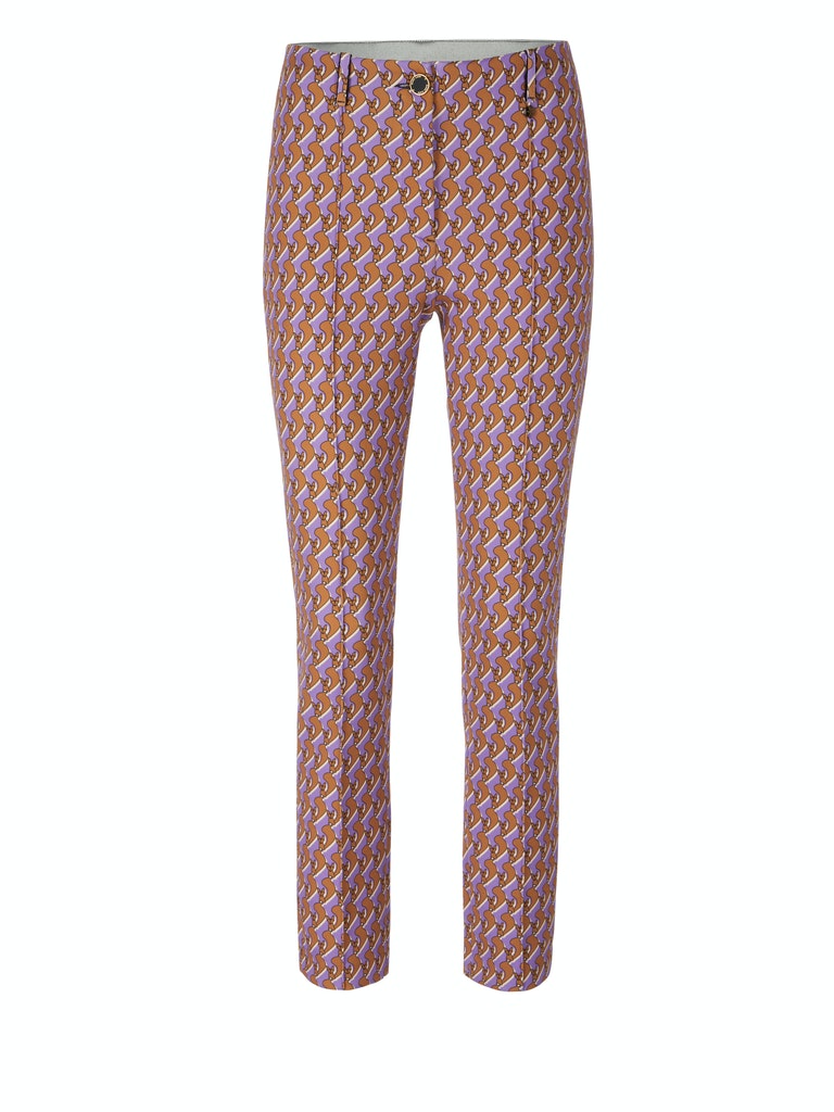 Jersey-Hose mit grafischem Animal-Print