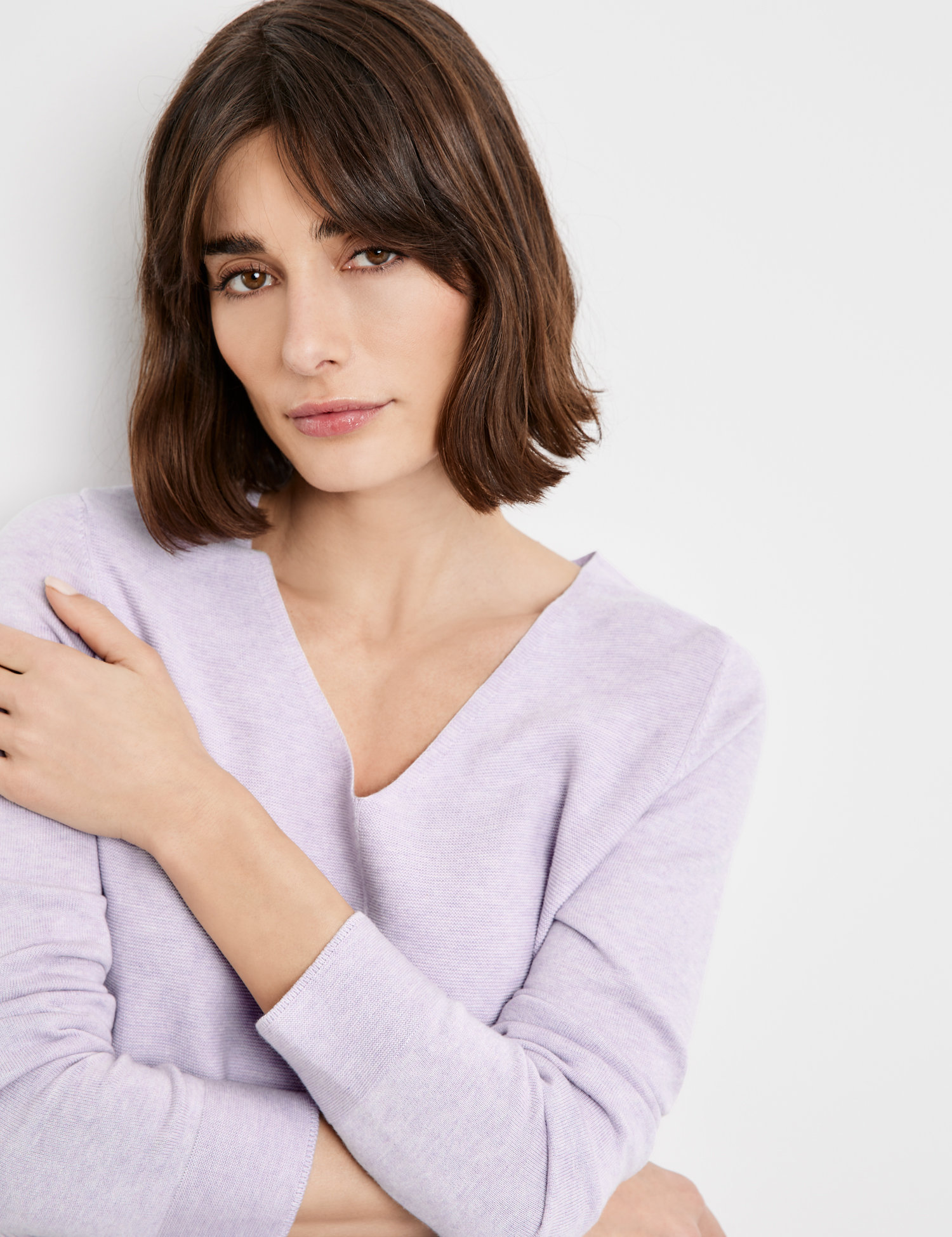 Pullover mit V-Ausschnitt