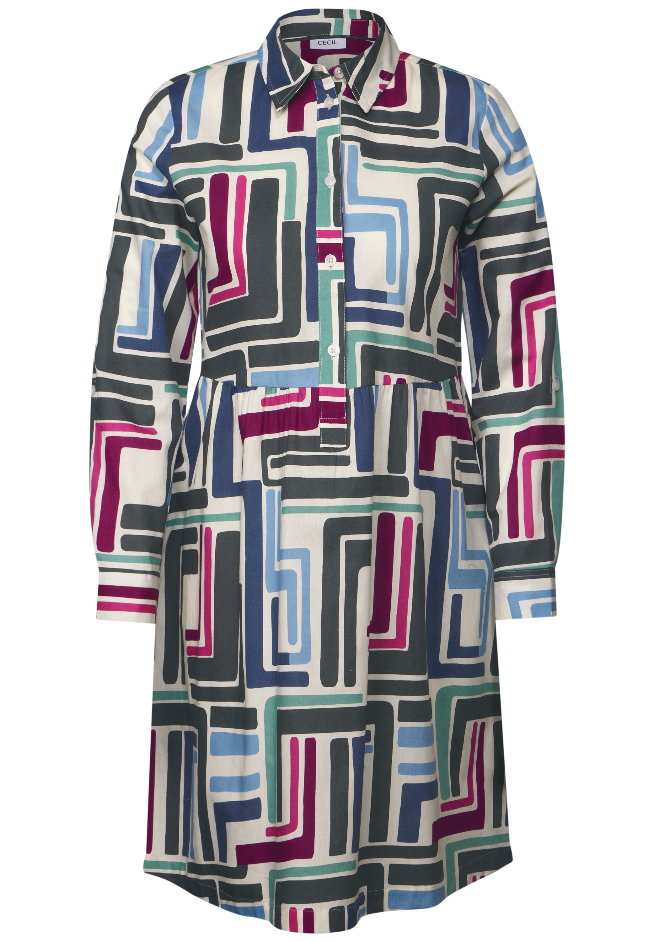 Gemustertes Kleid