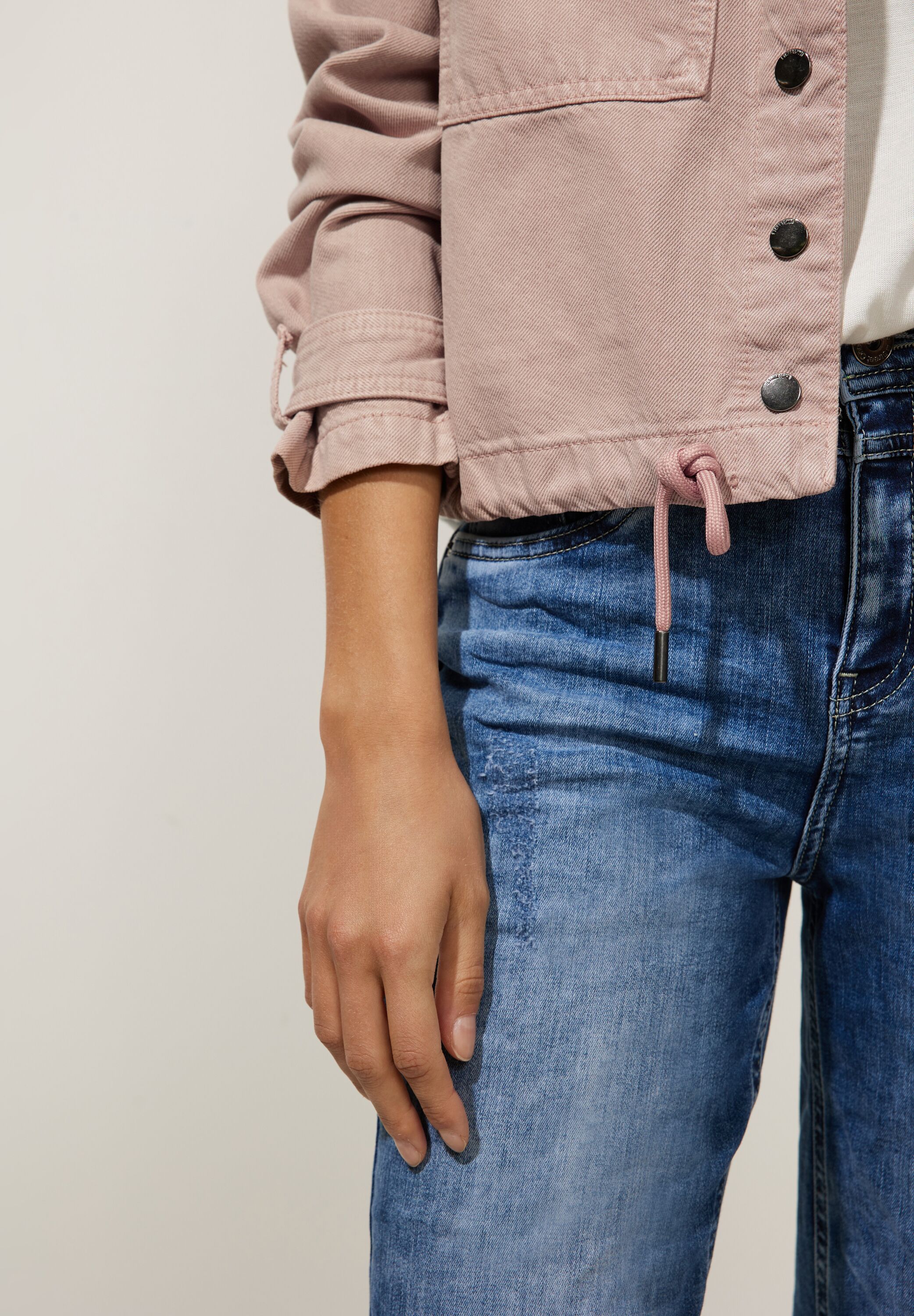 Softe Hoodie Denimjacke