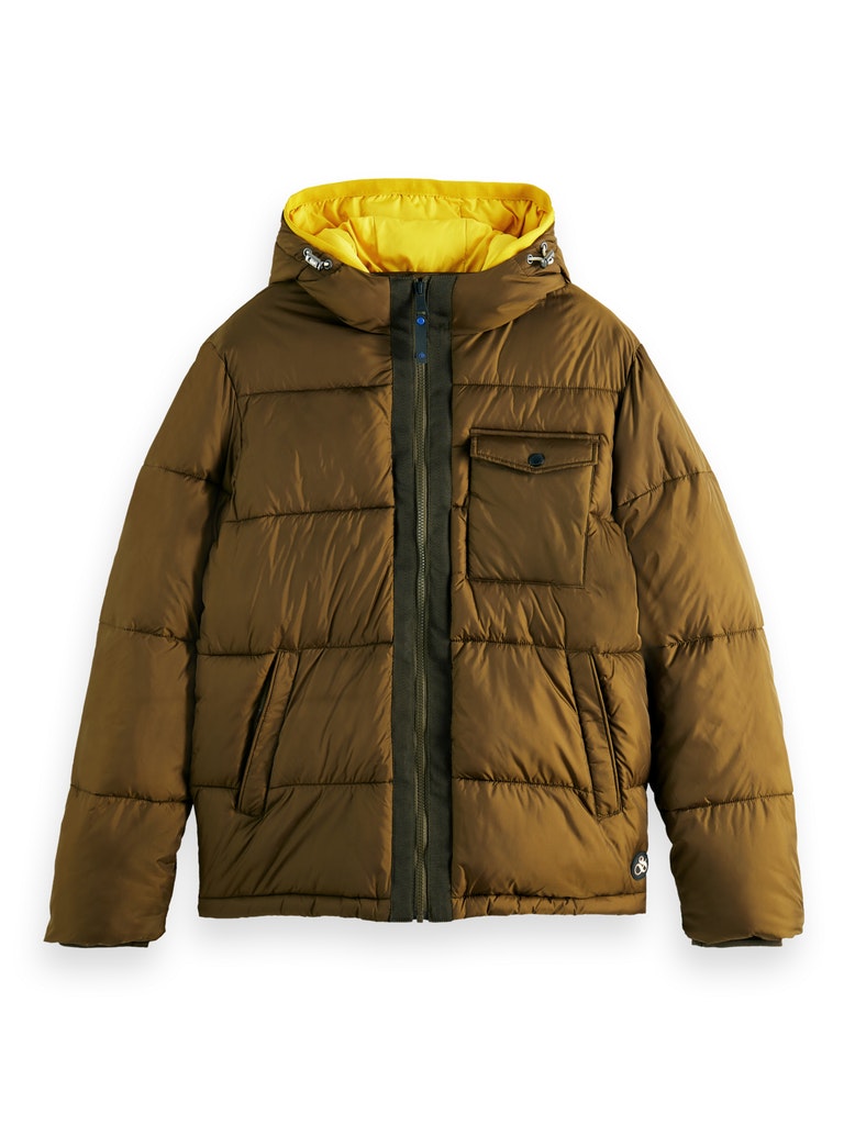 Hooded puffer jacket