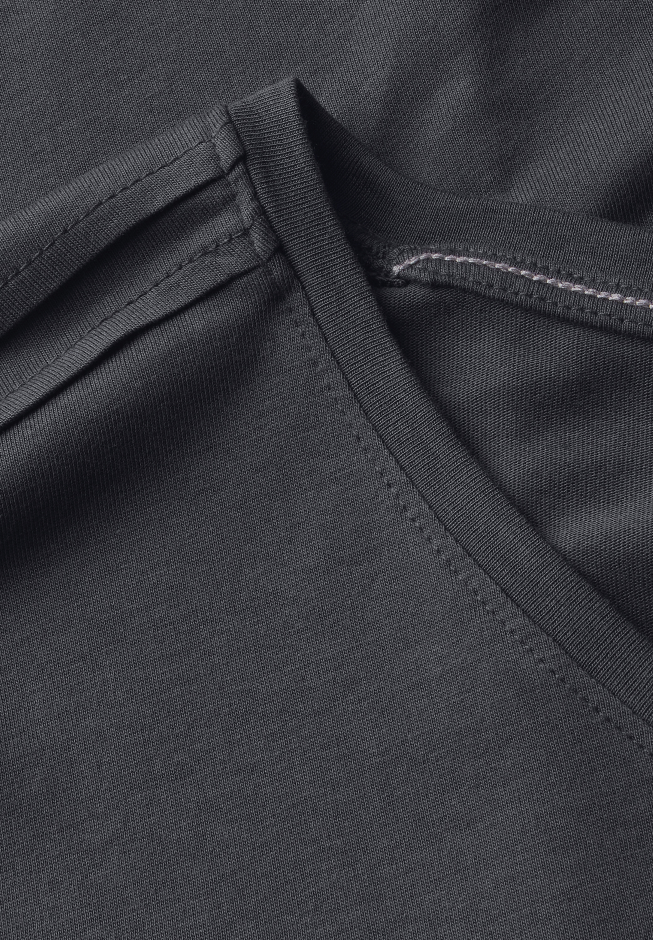 Shirt in Unifarbe