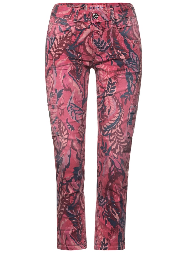 Casual Fit Hose mit Print