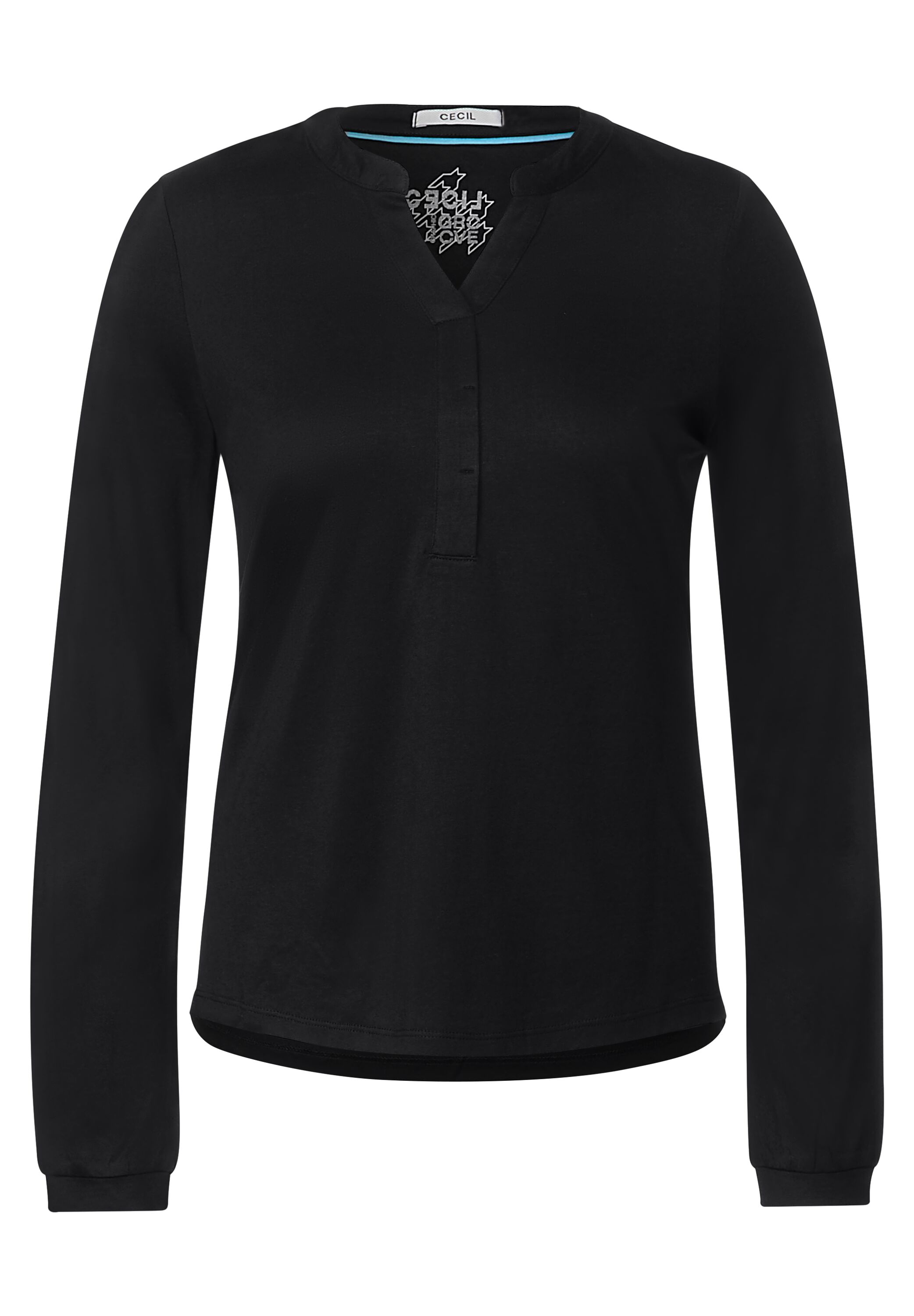 Tunikashirt in Unifarbe