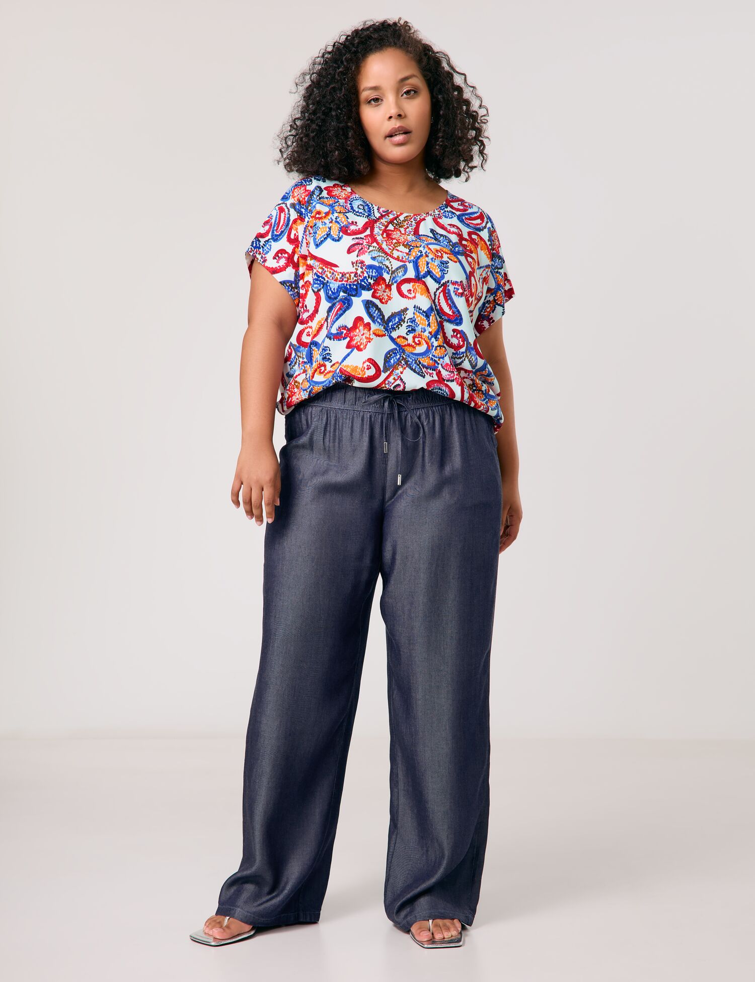 Blusenshirt mit Paisley-Print