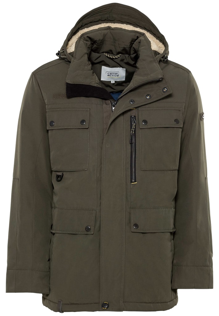 Winterparka mit Kapuze