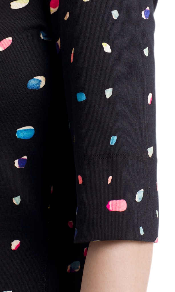 Shirt mit aufgedruckten Drops