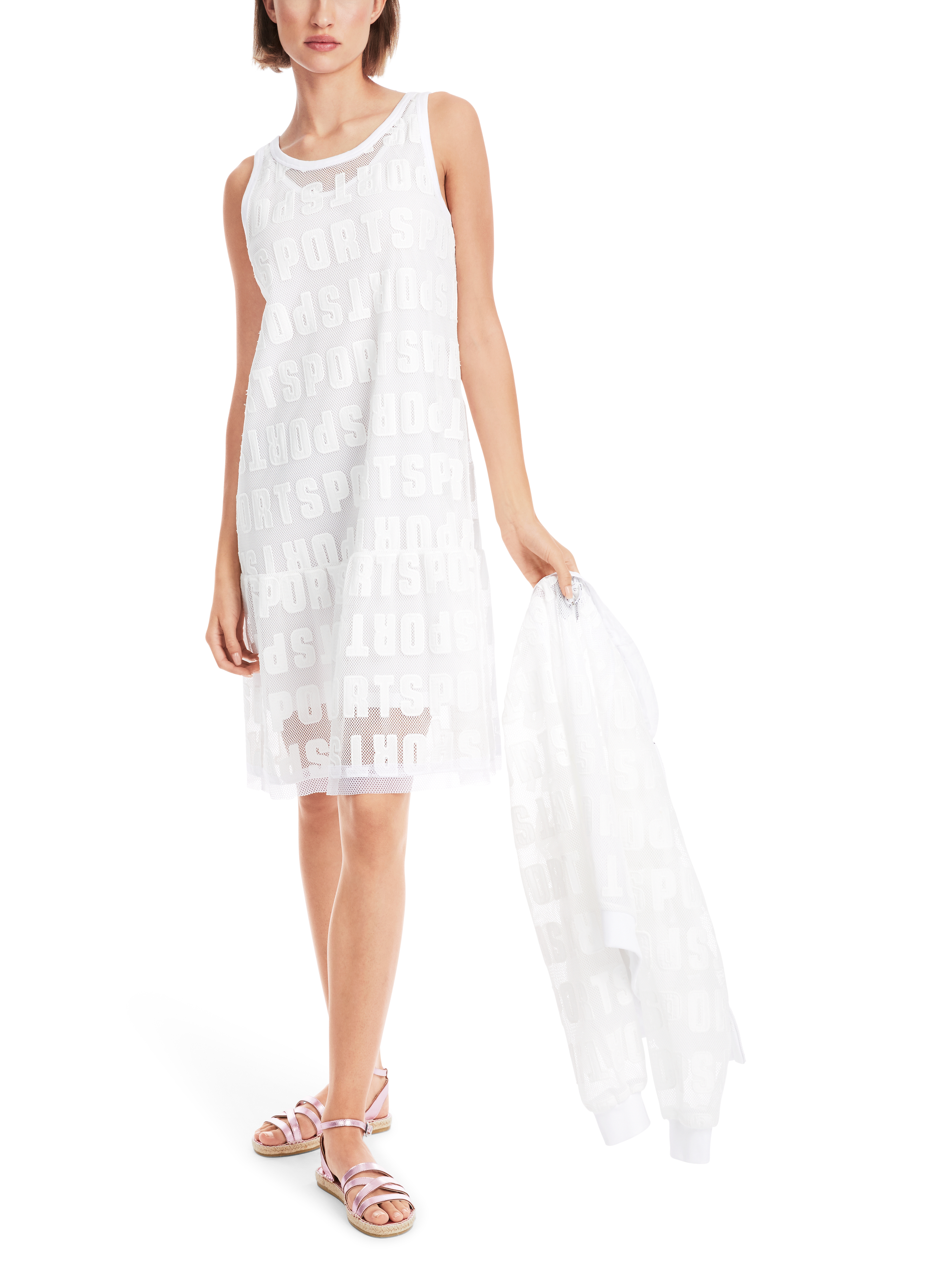 Kleid mit Marc-Cain-Sports-Schriftzug