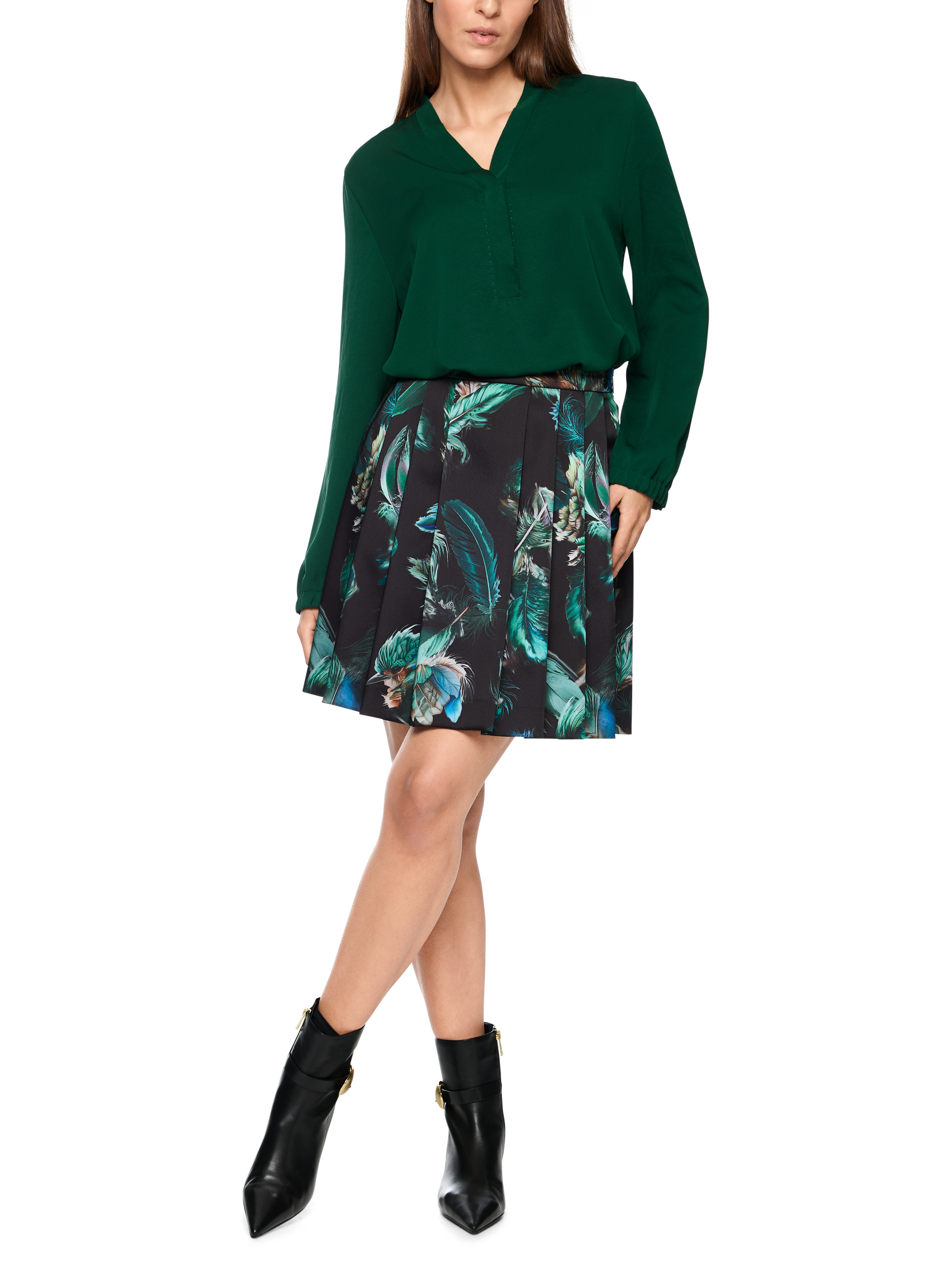 V-Neck-Bluse "Rethink Together"