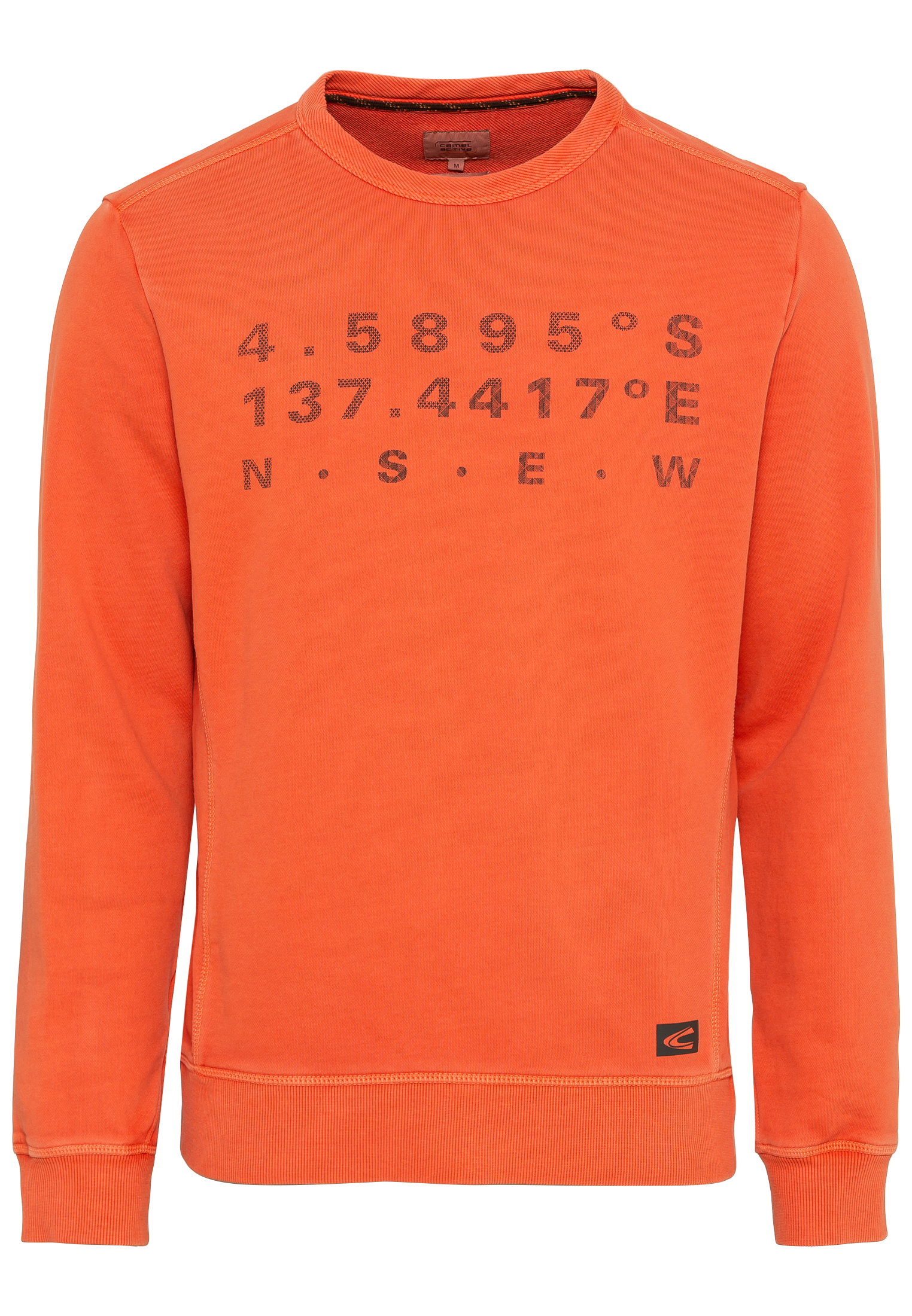 Sweatshirt aus Baumwolle mit platziertem Print