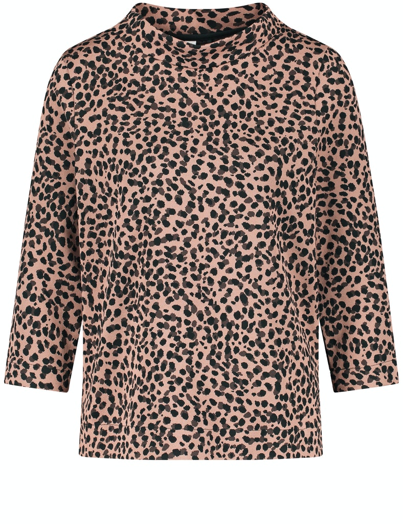 3/4 Arm Shirt mit Leomuster