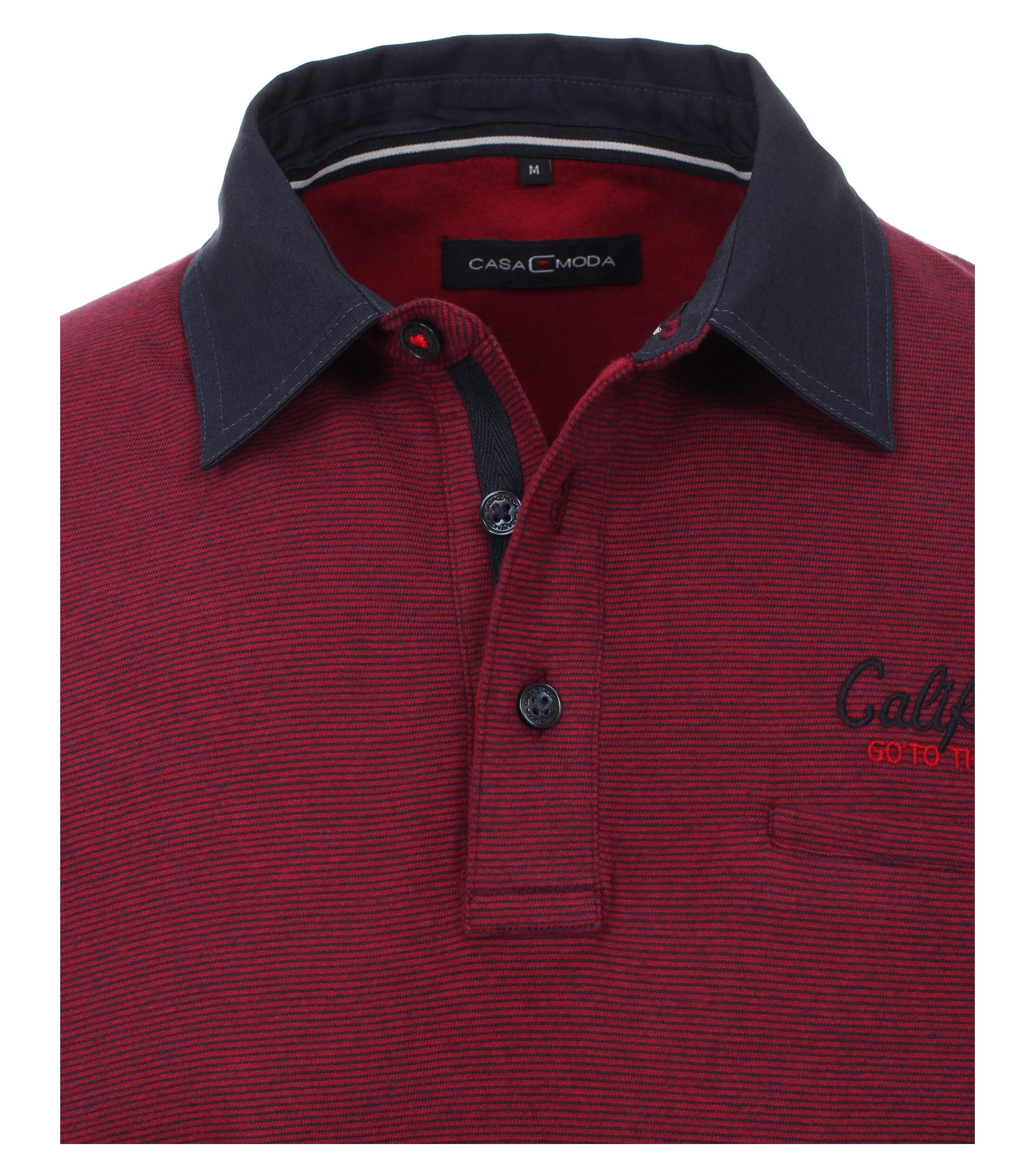 Polo-Shirt Langarm gestreift