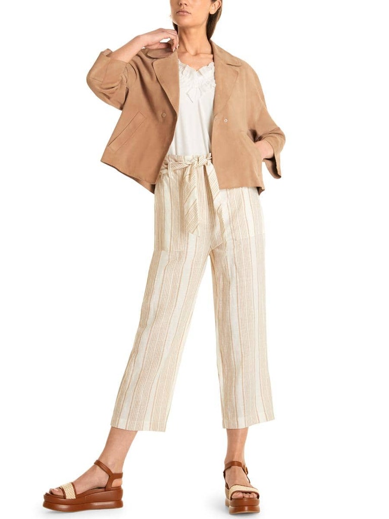 Kurze Velourslederjacke