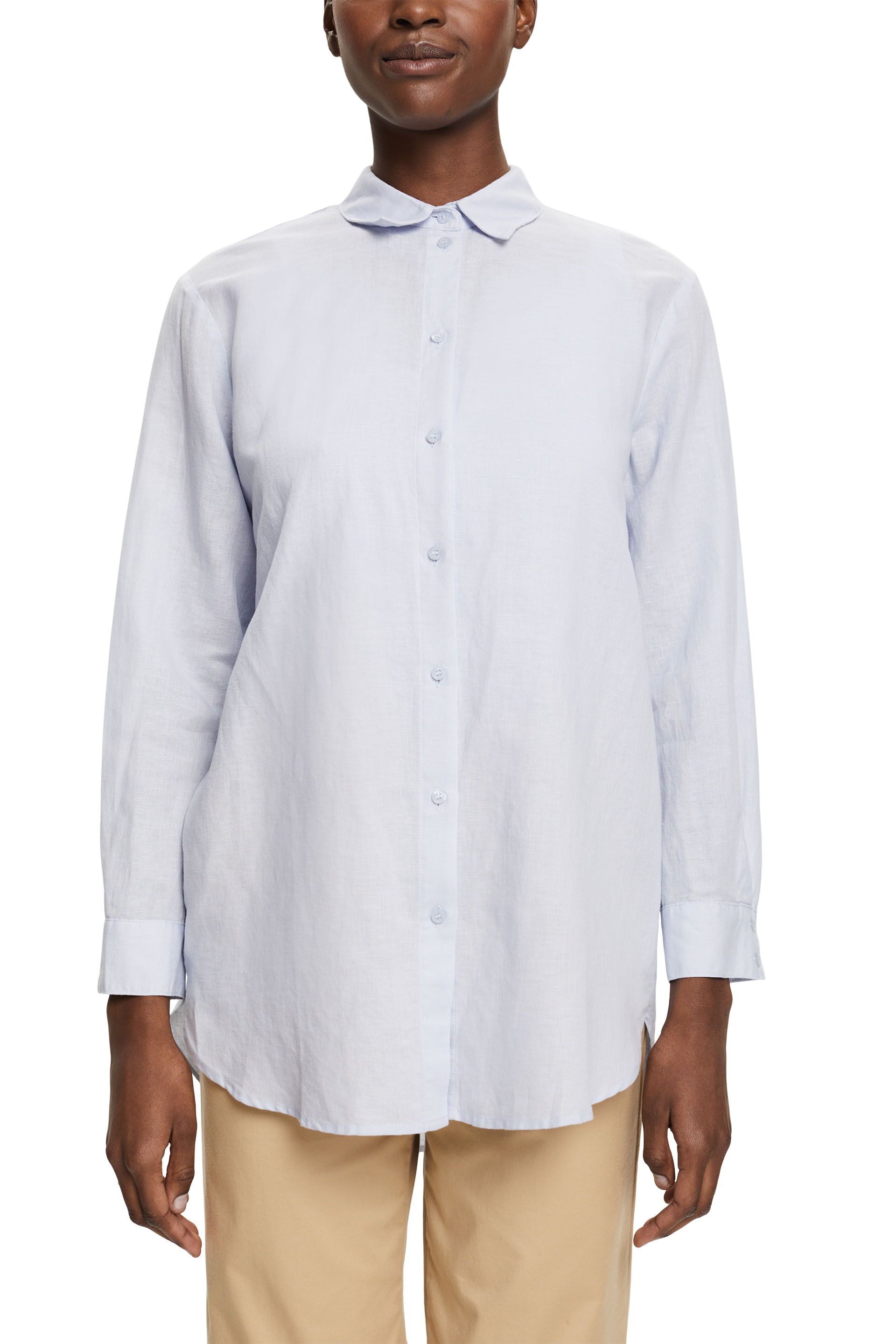 Bluse aus Leinenmix