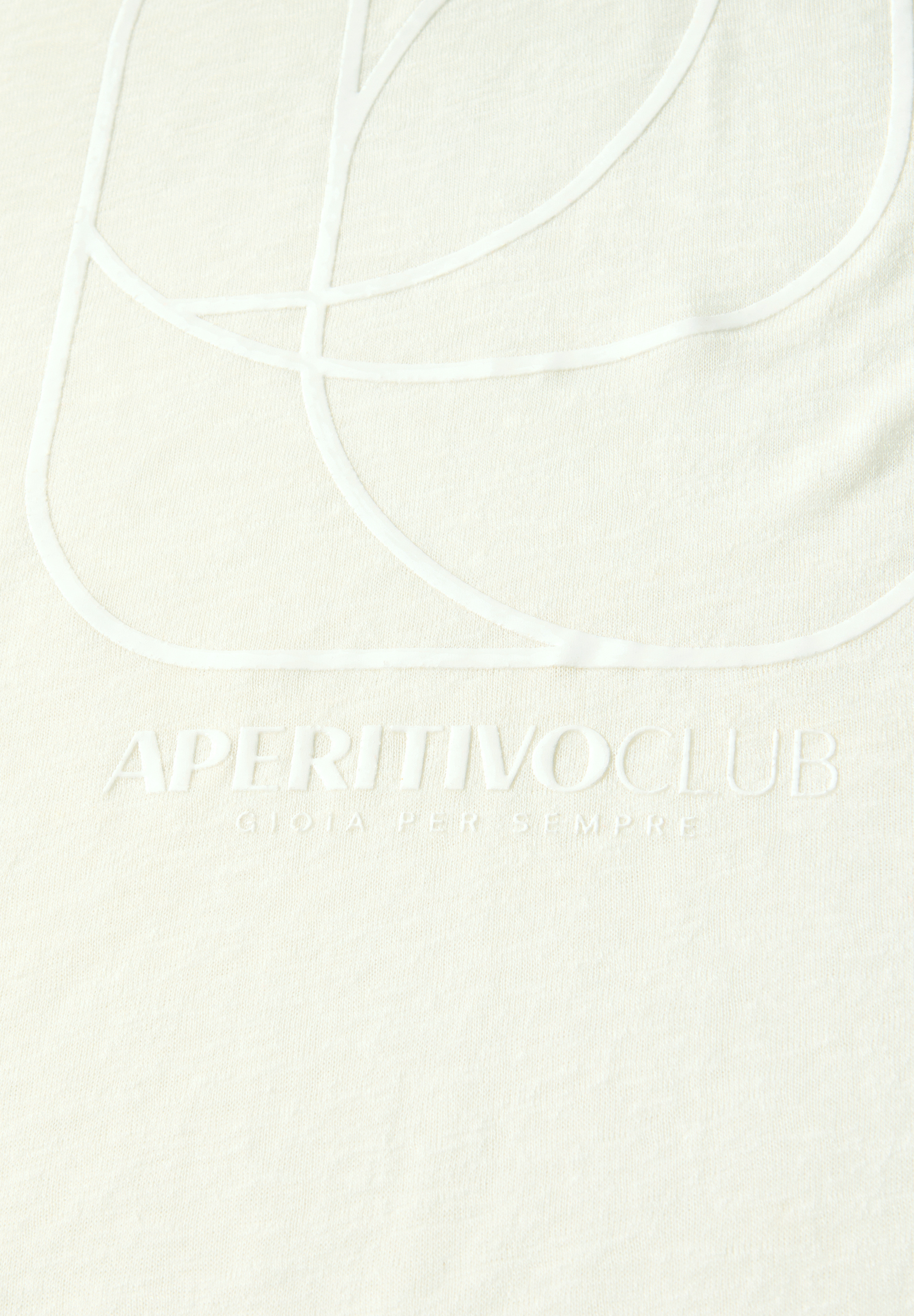 Shirt mit tonalem Print