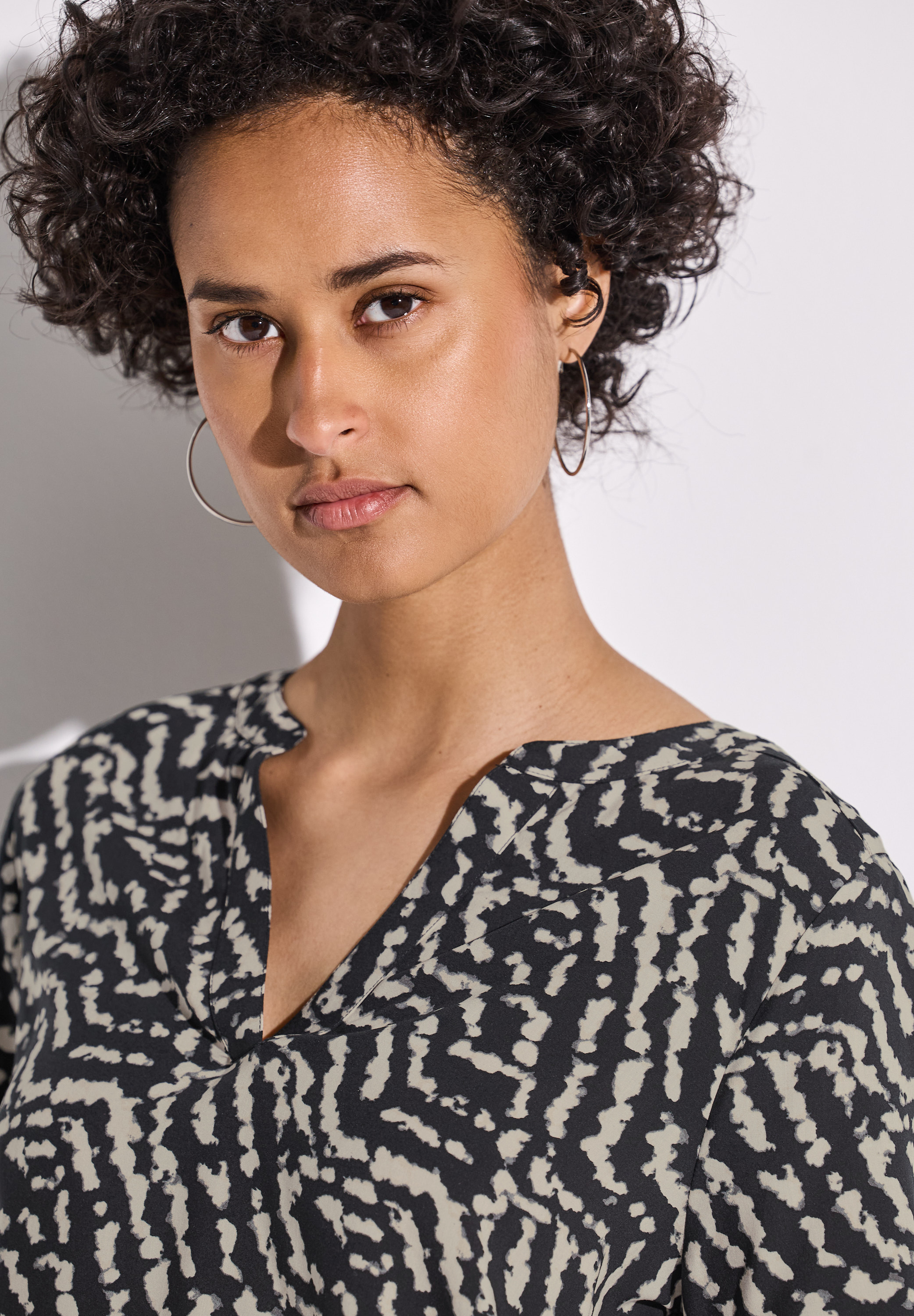 Bedruckte Bluse Bedruckte Bluse