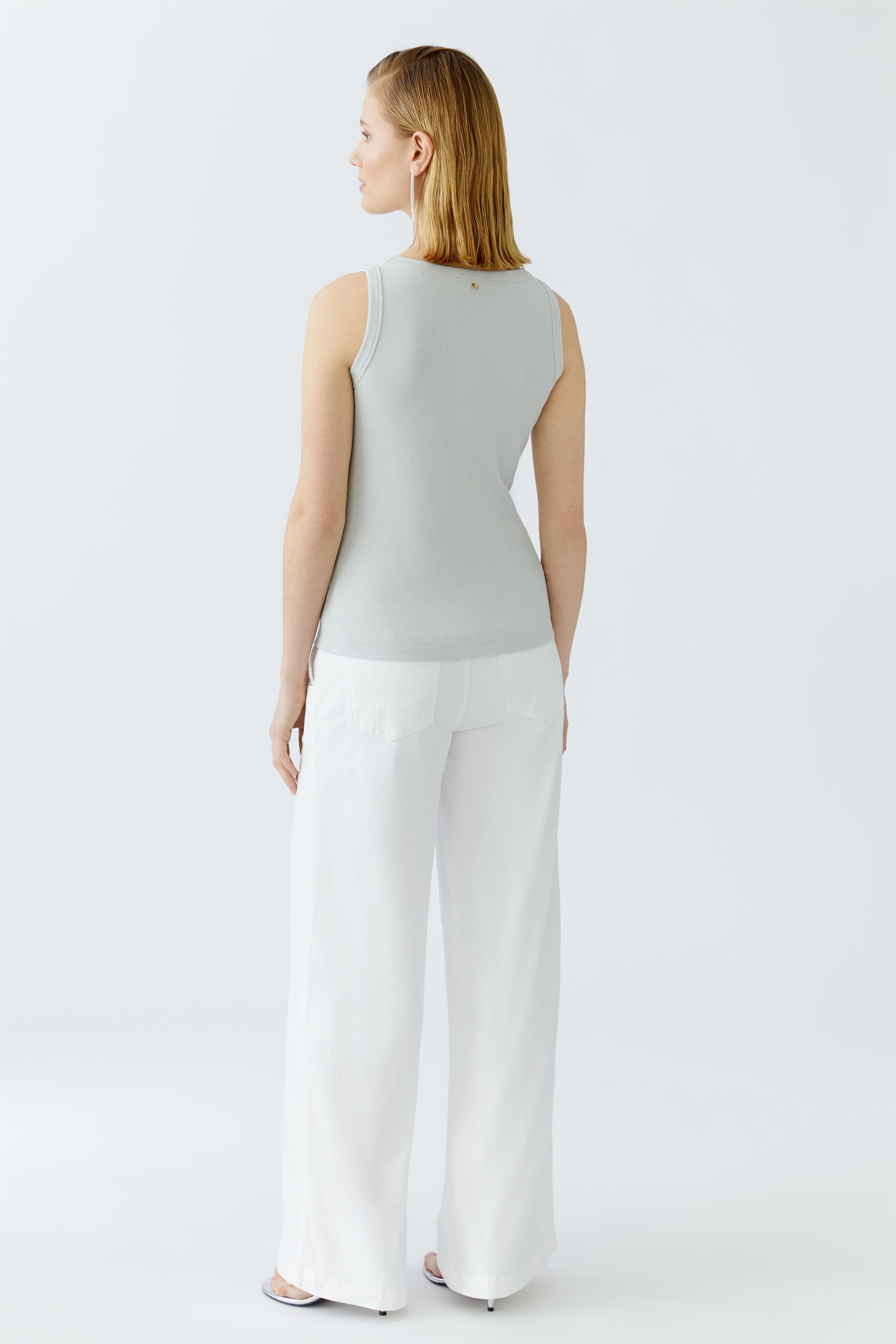 Tank Top Viskose mit Glanzgarn